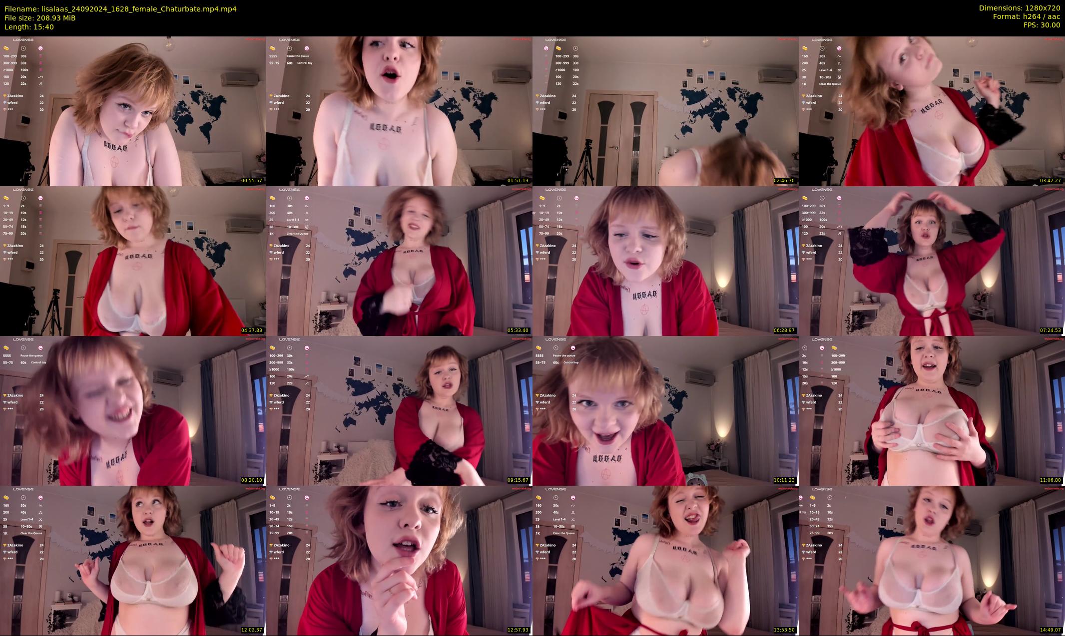 lisalaas — 16 minute Chaturbate female cam show recording, 720p, Sep 24, 2024