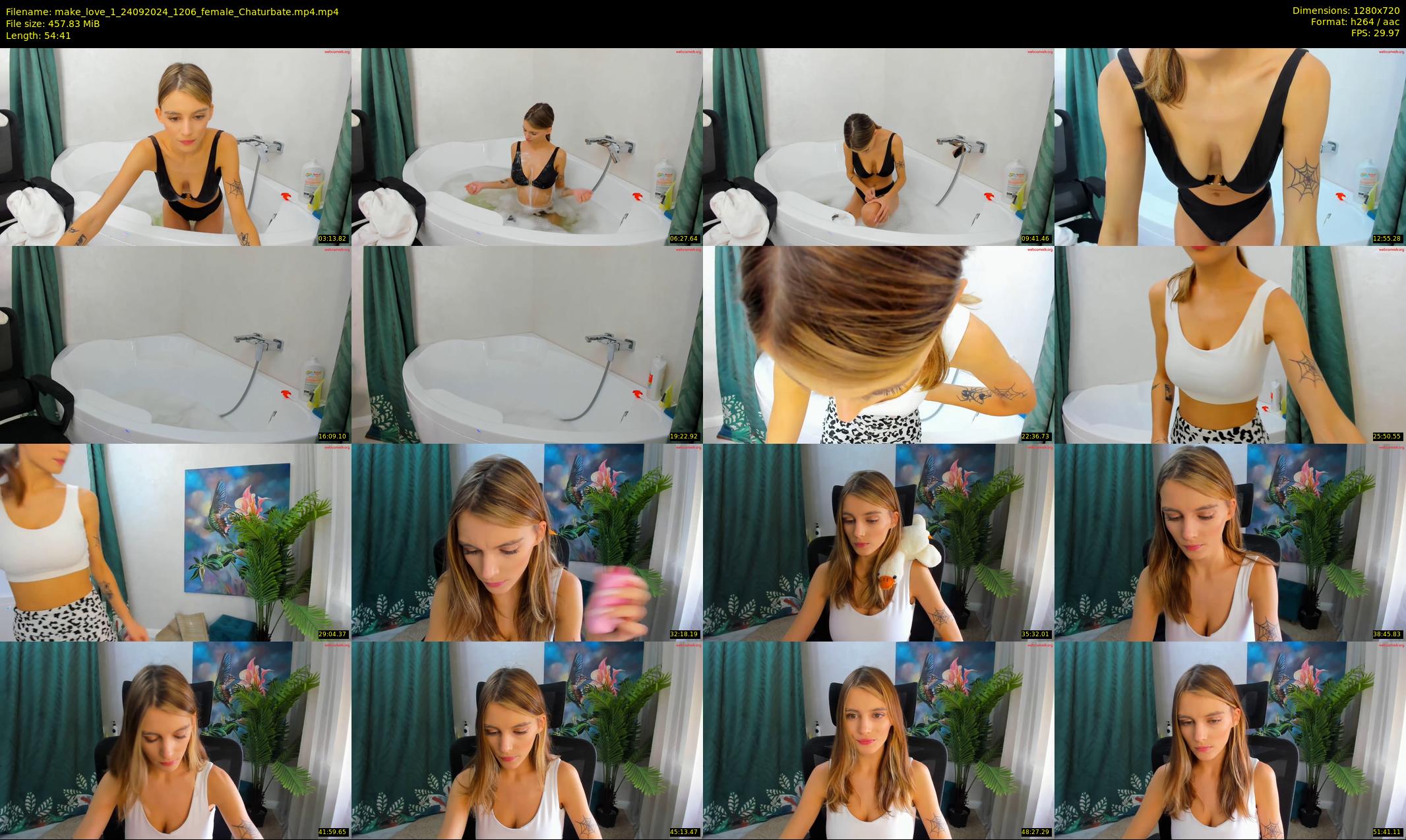 make_love_1 — 55 minute Chaturbate female cam show recording, 720p, Sep 24, 2024
