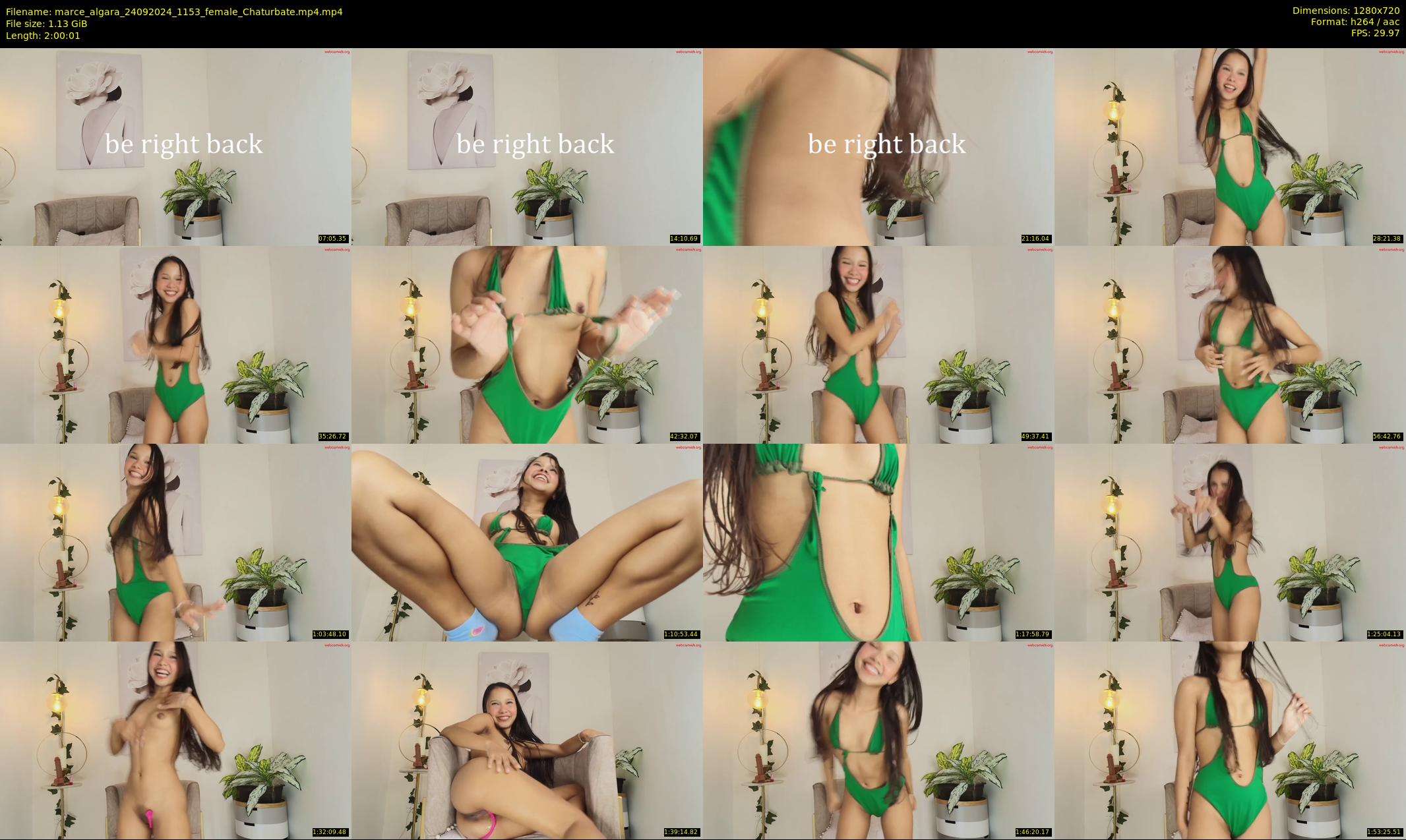 marce_algara — 121 minute Chaturbate female cam show recording, 720p, Sep 24, 2024