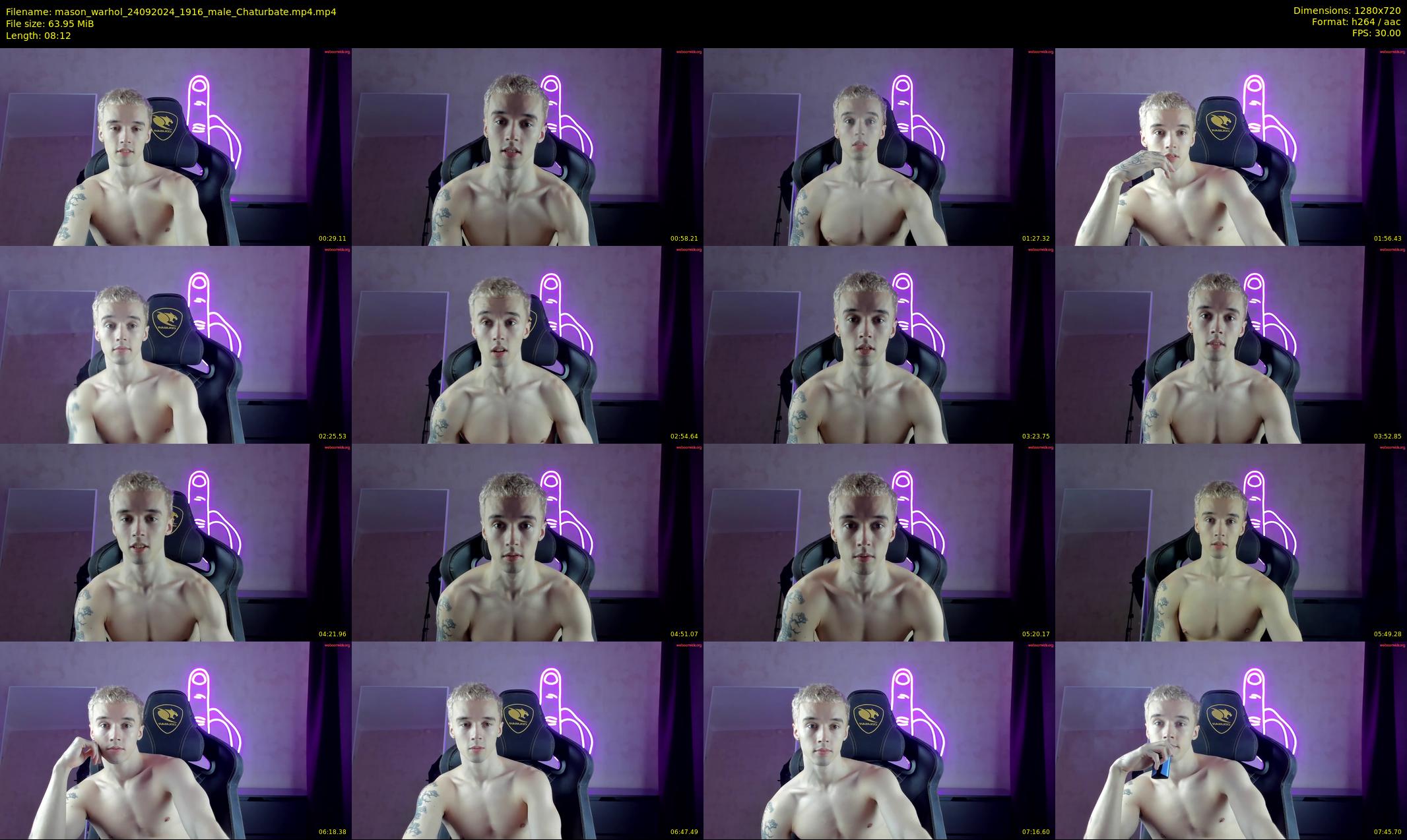 mason_warhol — 9 minute Chaturbate male cam show recording, 720p, Sep 24, 2024