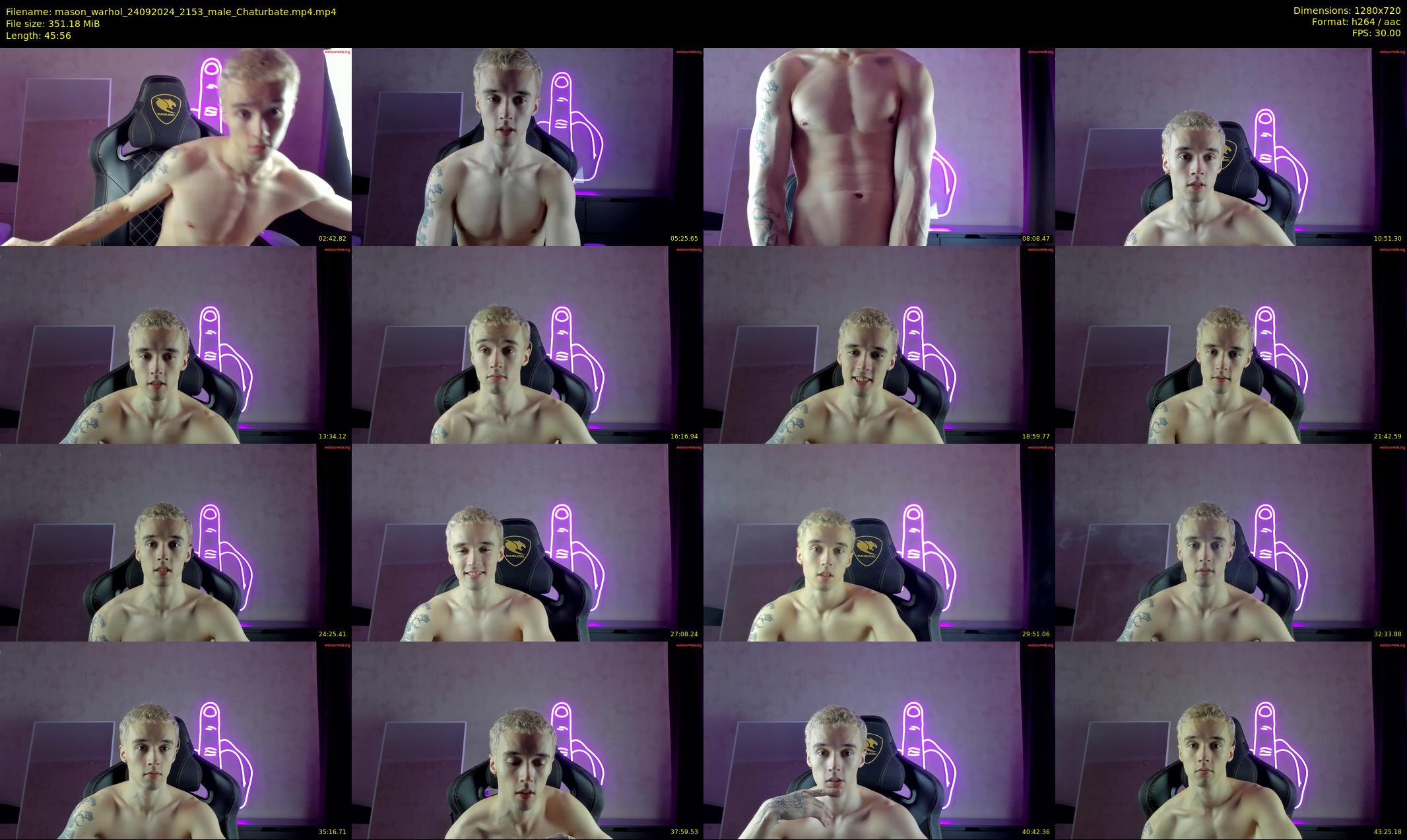 mason_warhol — 46 minute Chaturbate male cam show recording, 720p, Sep 24, 2024