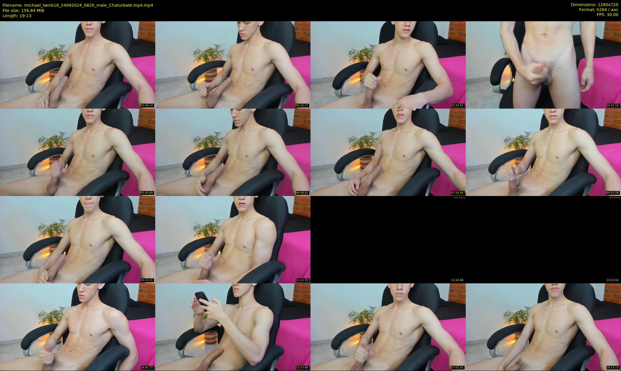 michael_twink18 — 20 minute Chaturbate male cam show recording, 720p, Sep 24, 2024