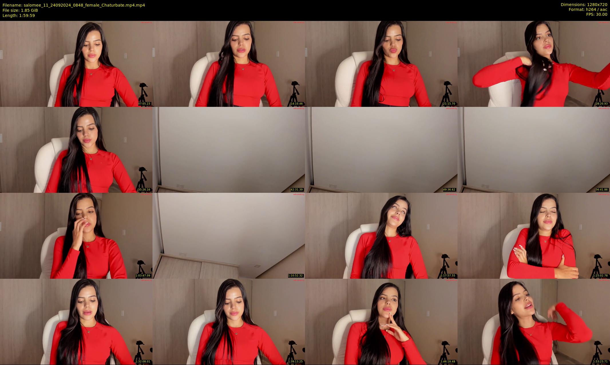 salomee_11 — 120 minute Chaturbate female cam show recording, 720p, Sep 24, 2024