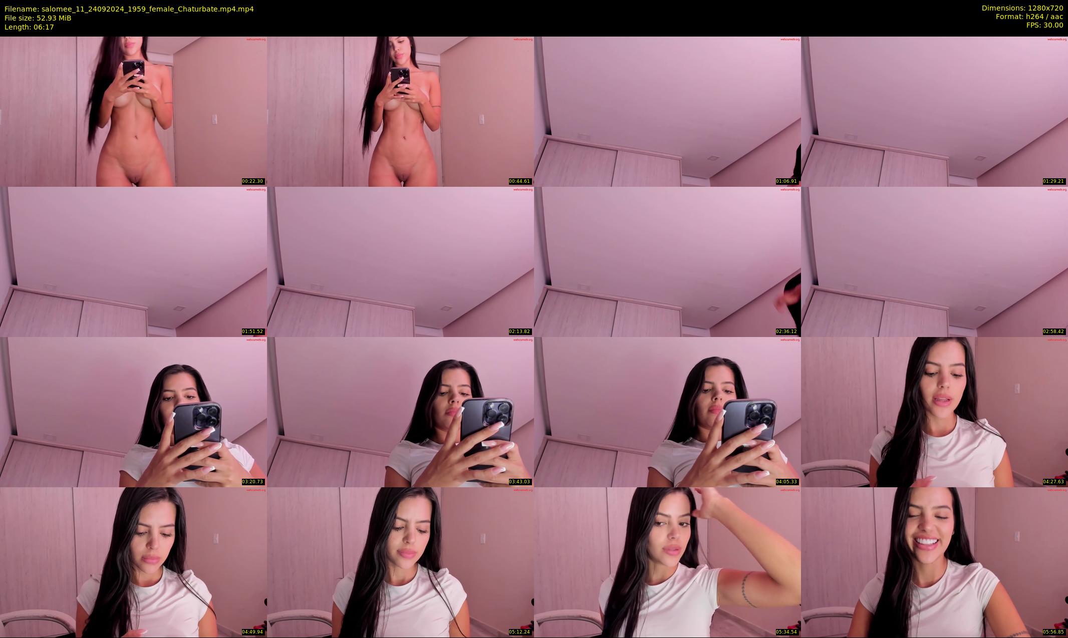 salomee_11 — 7 minute Chaturbate female cam show recording, 720p, Sep 24, 2024
