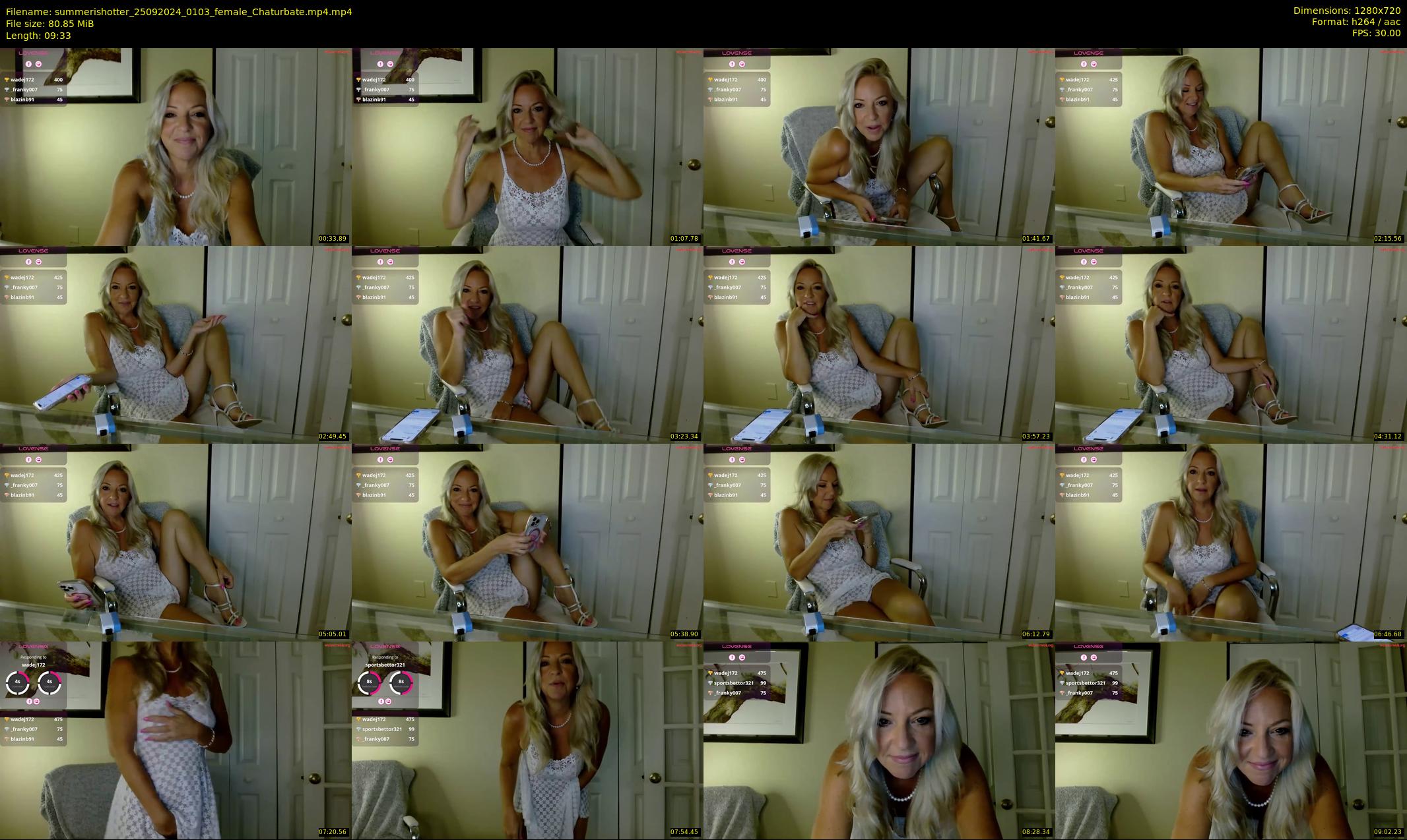 summerishotter — 10 minute Chaturbate female cam show recording, 720p, Sep 25, 2024