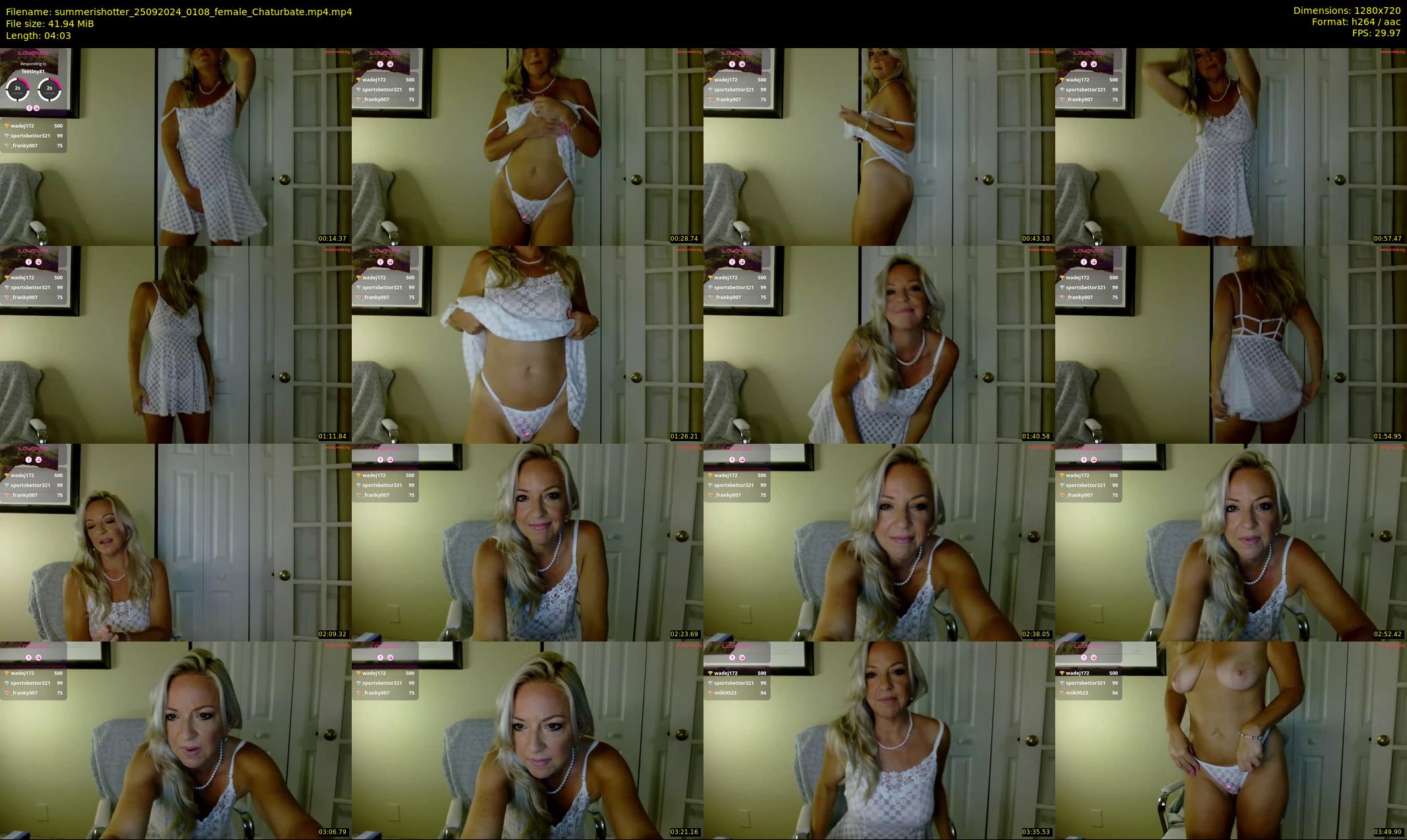 summerishotter — 5 minute Chaturbate female cam show recording, 720p, Sep 25, 2024