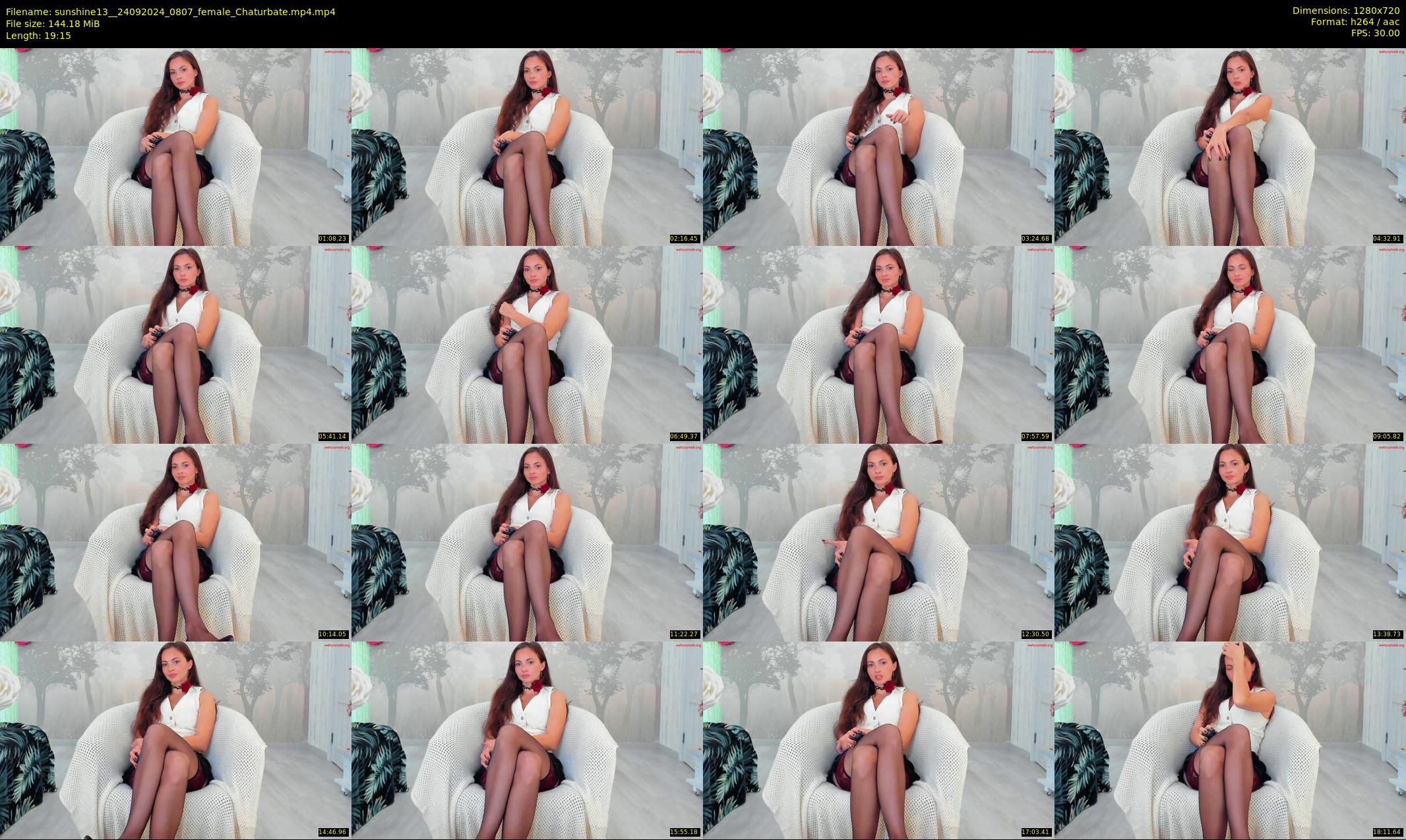 sunshine13_ — 20 minute Chaturbate female cam show recording, 720p, Sep 24, 2024