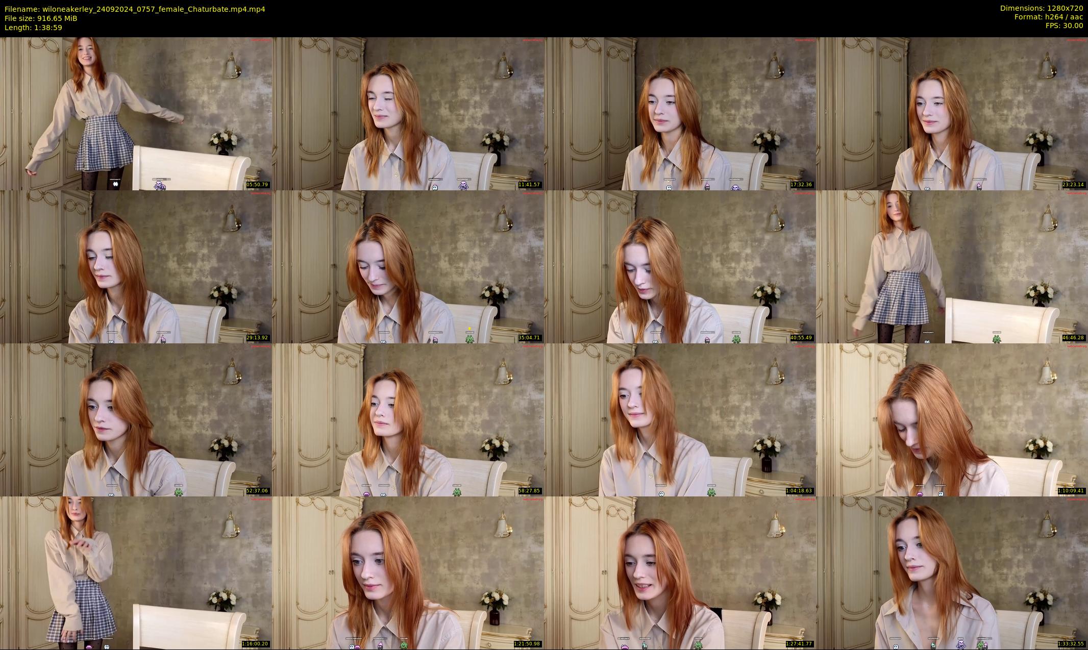 wiloneakerley — 99 minute Chaturbate female cam show recording, 720p, Sep 24, 2024