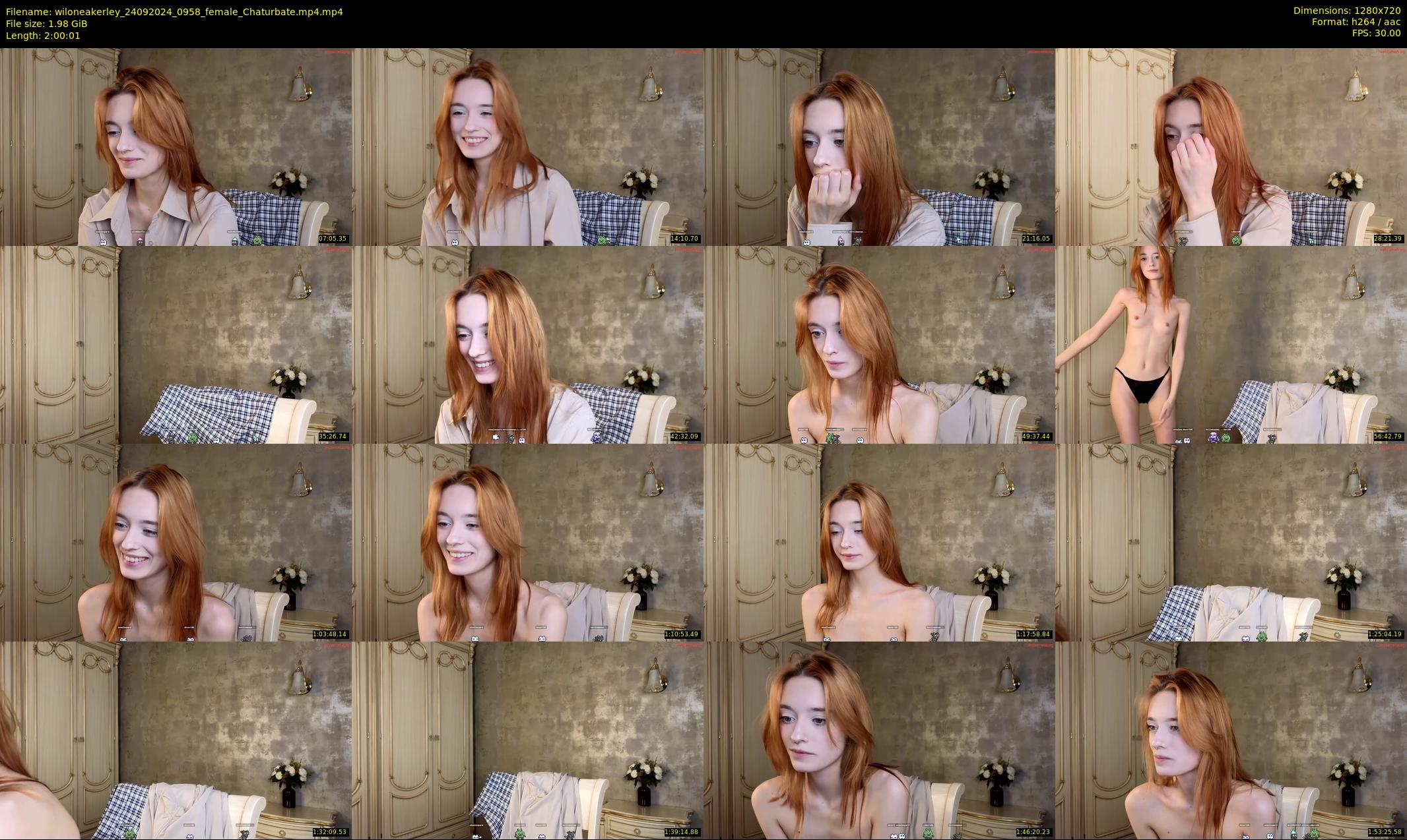 wiloneakerley — 121 minute Chaturbate female cam show recording, 720p, Sep 24, 2024