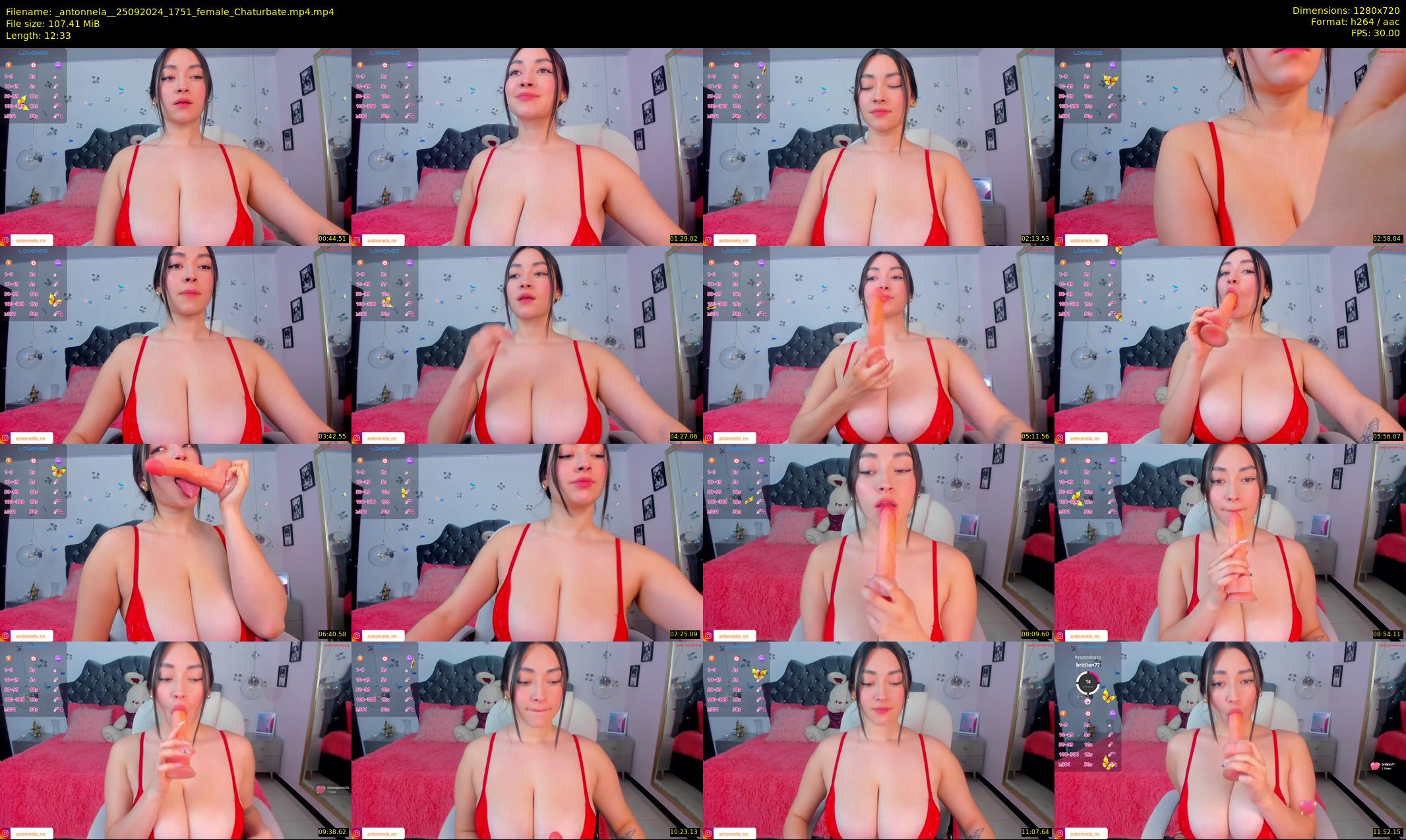 _antonnela_ — 13 minute Chaturbate female cam show recording, 720p, Sep 25, 2024