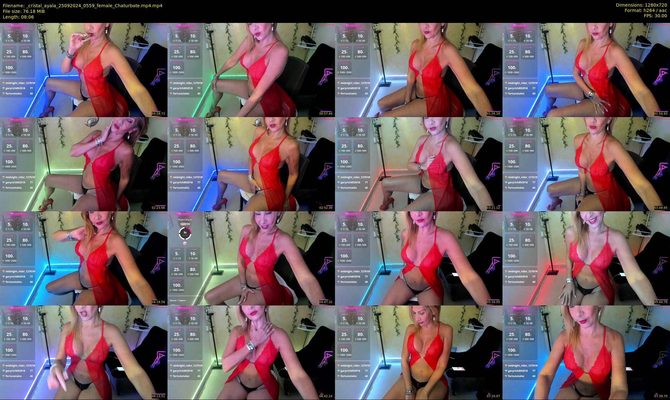 _cristal_ayala — 9 minute Chaturbate female cam show recording, 720p, Sep 25, 2024