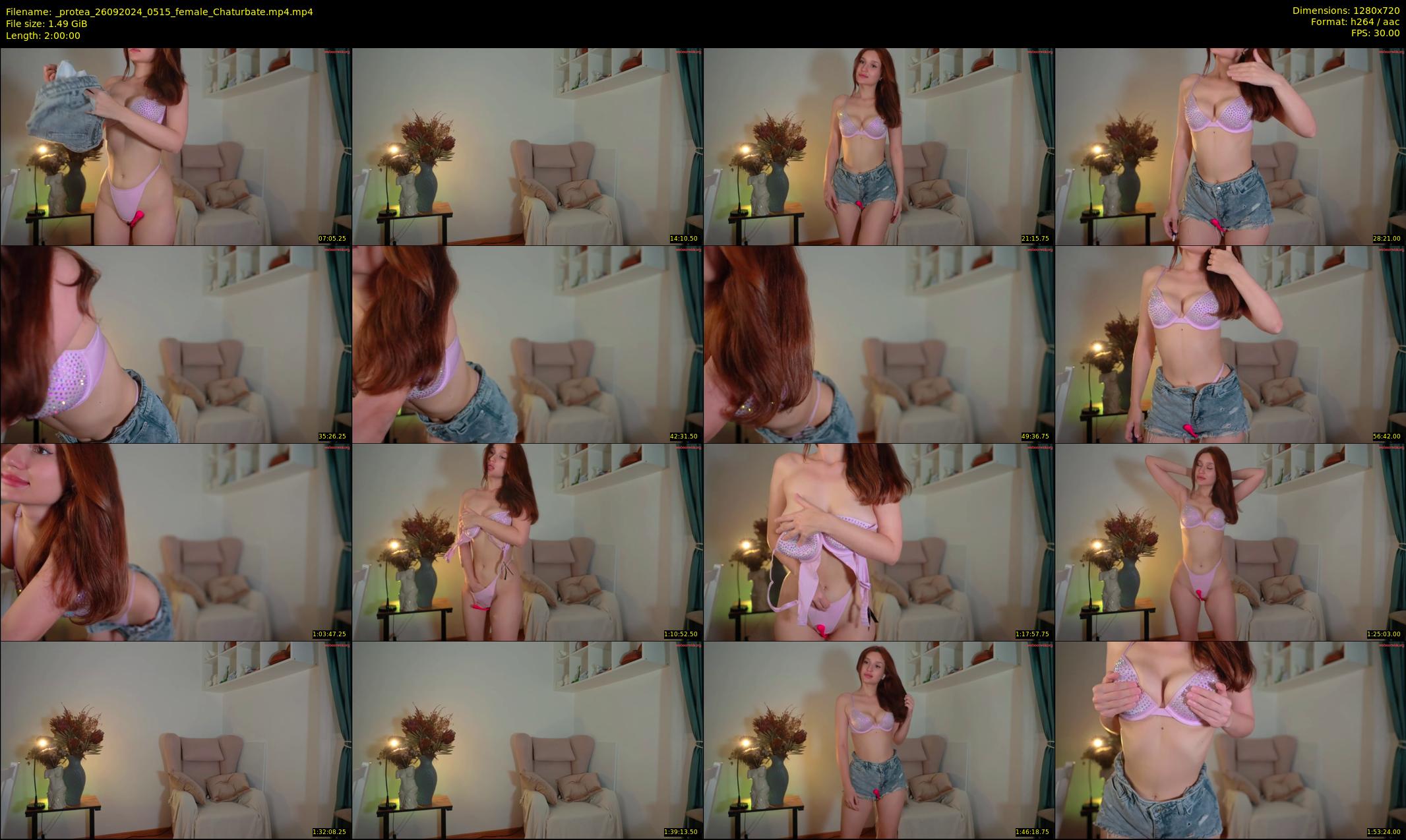 _protea — 120 minute Chaturbate female cam show recording, 720p, Sep 26, 2024