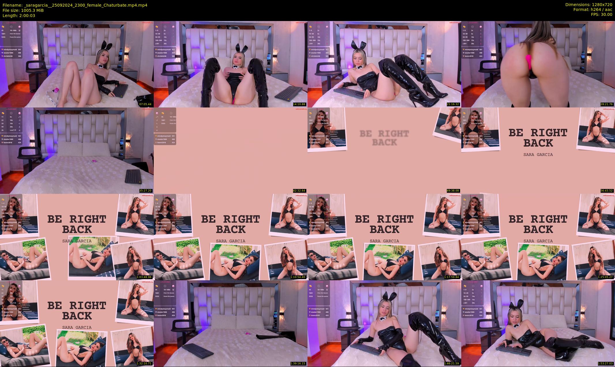 _saragarcia_ — 121 minute Chaturbate female cam show recording, 720p, Sep 25, 2024