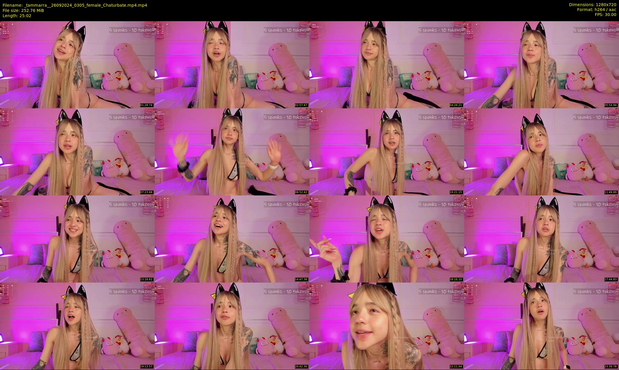 _tammarra_ — 26 minute Chaturbate female cam show recording, 720p, Sep 26, 2024