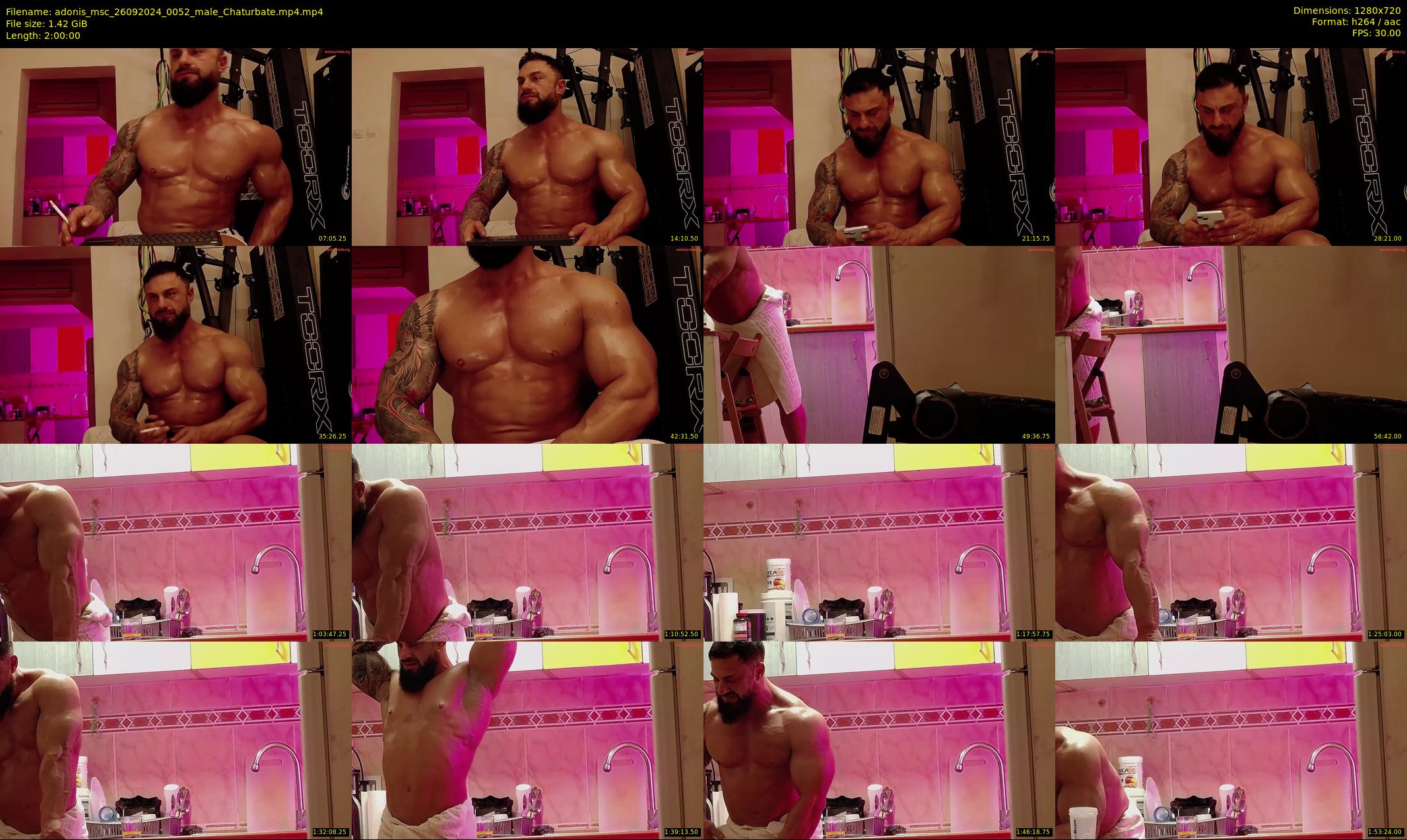 adonis_msc — 120 minute Chaturbate male cam show recording, 720p, Sep 26, 2024