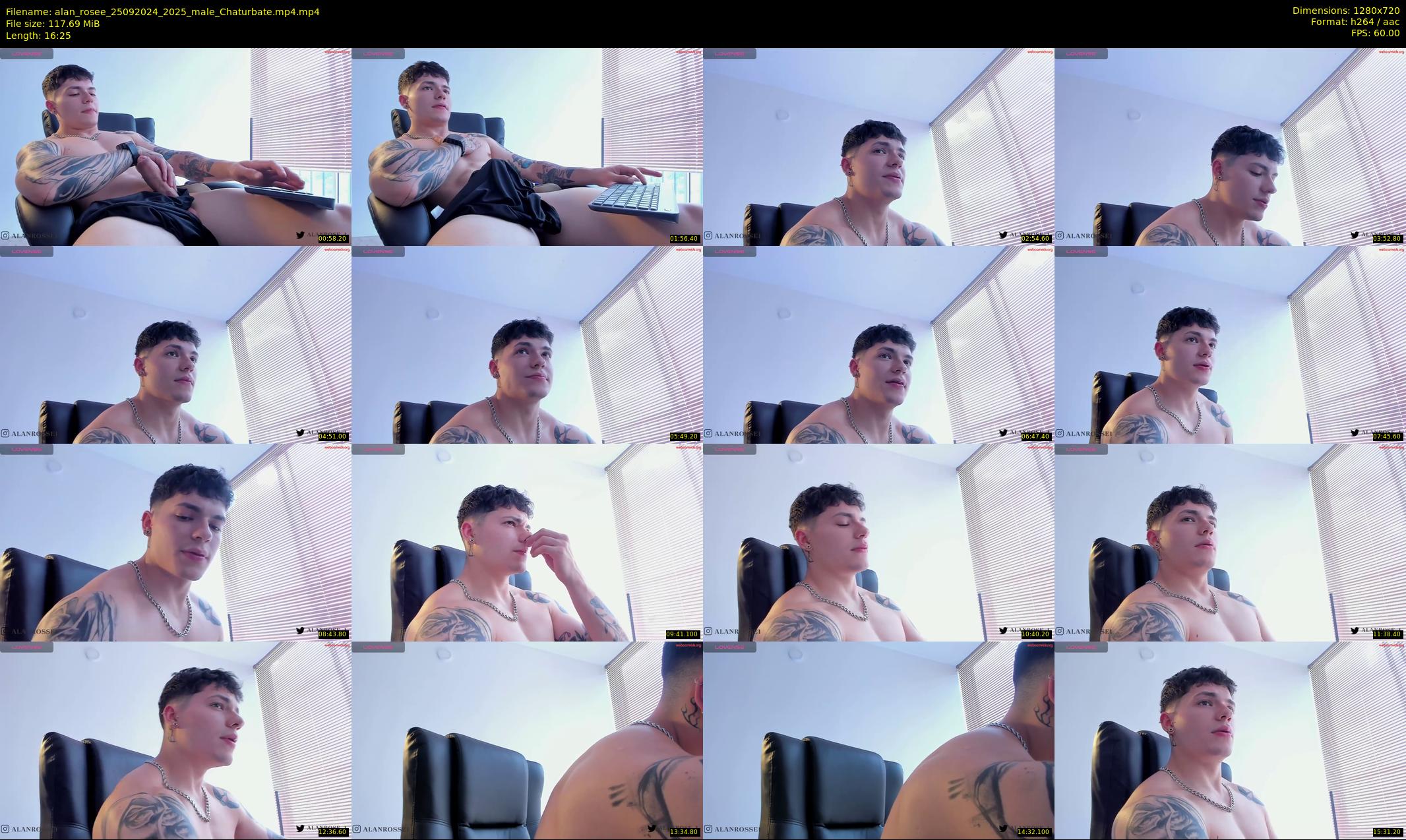 alan_rosee — 17 minute Chaturbate male cam show recording, 720p, Sep 25, 2024