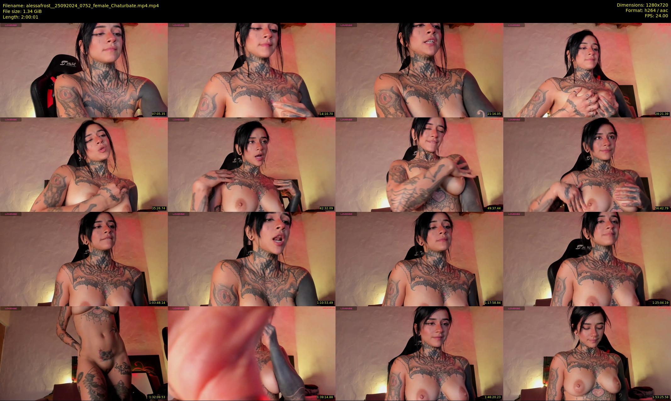 alessafrost_ — 121 minute Chaturbate female cam show recording, 720p, Sep 25, 2024