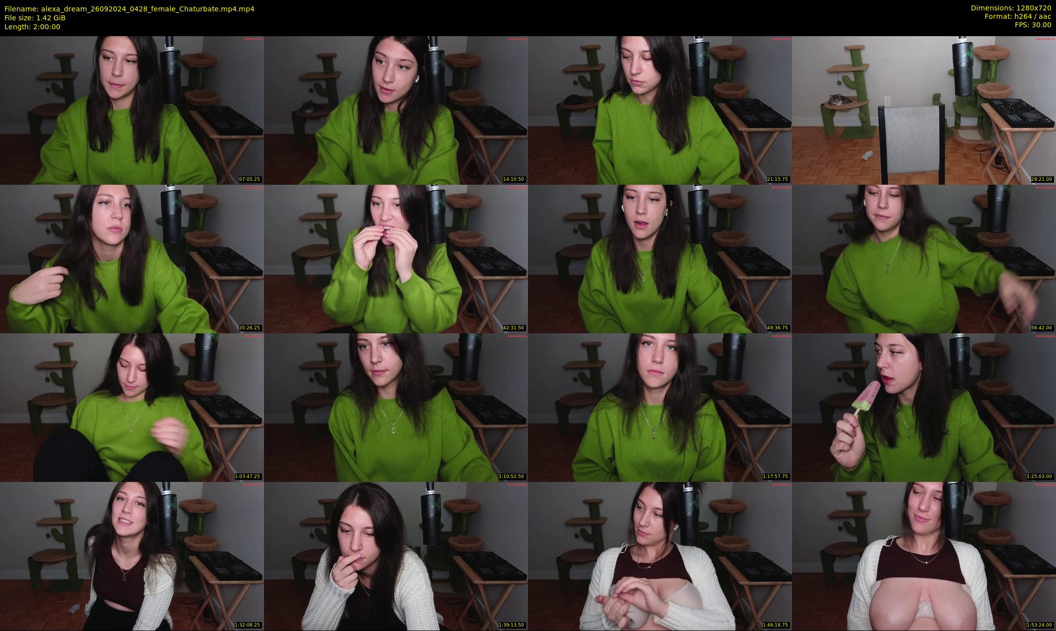 alexa_dream — 120 minute Chaturbate female cam show recording, 720p, Sep 26, 2024