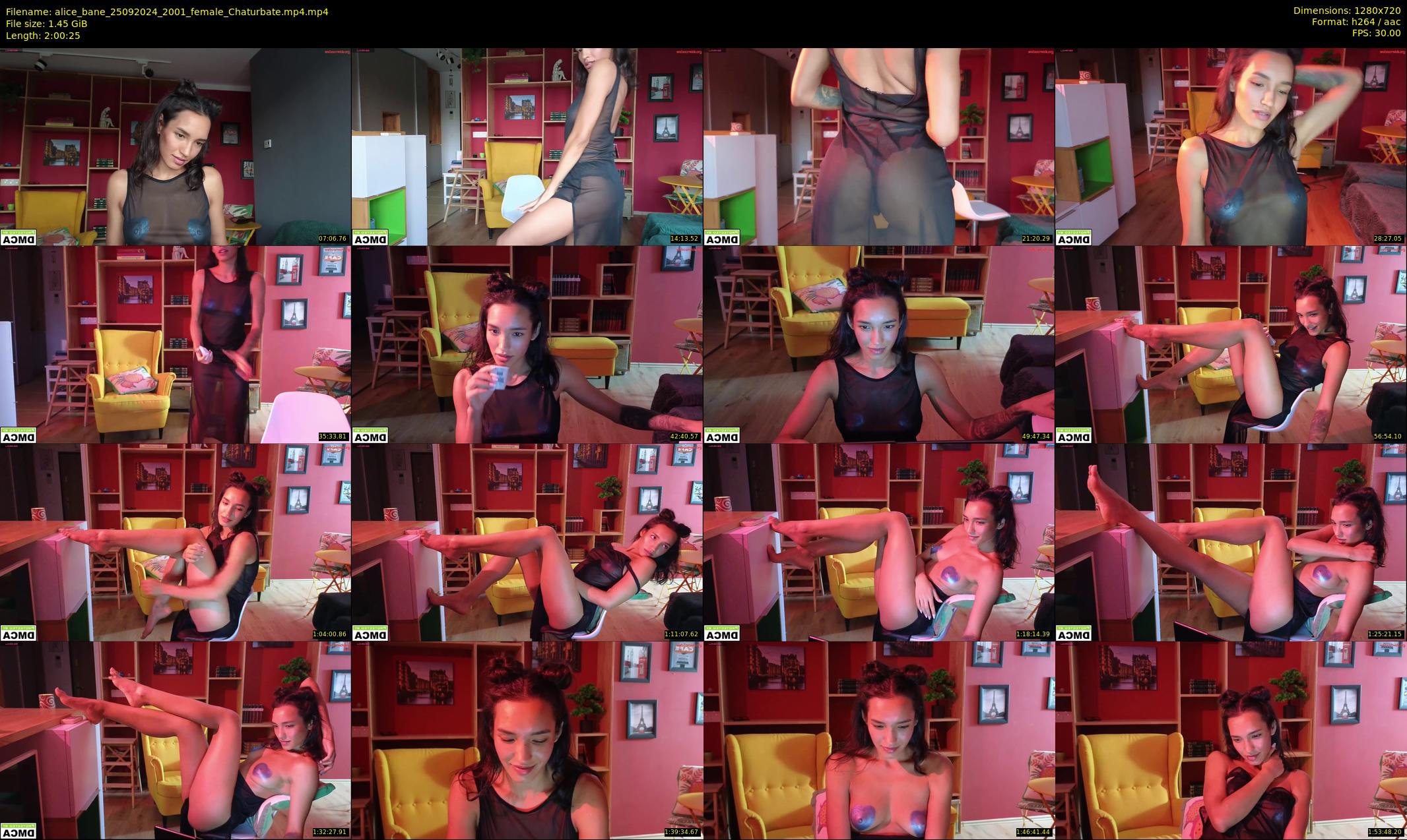 alice_bane — 121 minute Chaturbate female cam show recording, 720p, Sep 25, 2024