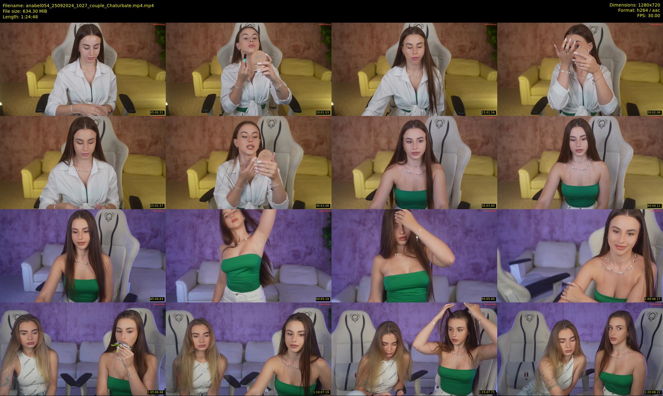 anabel054 — 85 minute Chaturbate female cam show recording, 720p, Sep 25, 2024