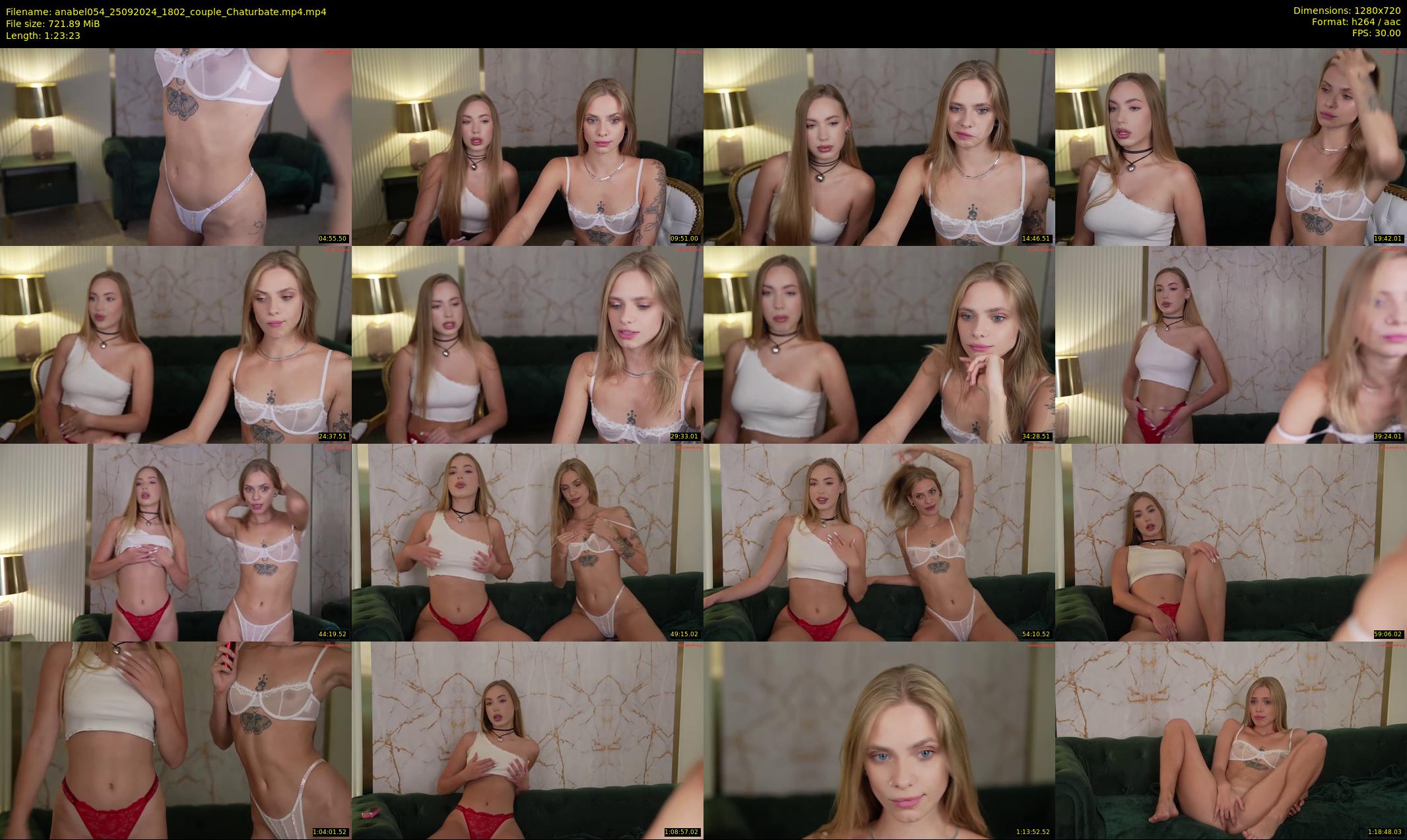 anabel054 — 84 minute Chaturbate female cam show recording, 720p, Sep 25, 2024