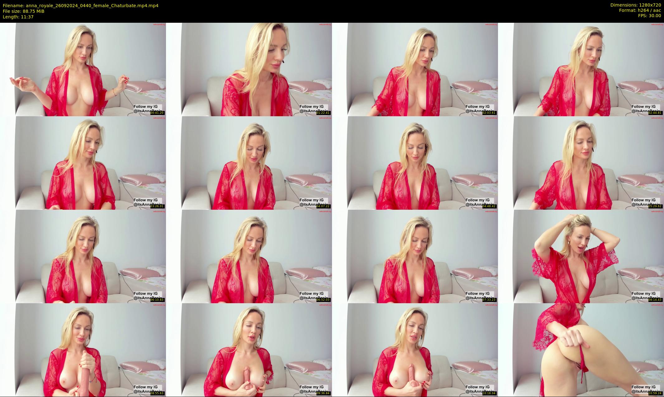 anna_royale — 12 minute Chaturbate female cam show recording, 720p, Sep 26, 2024