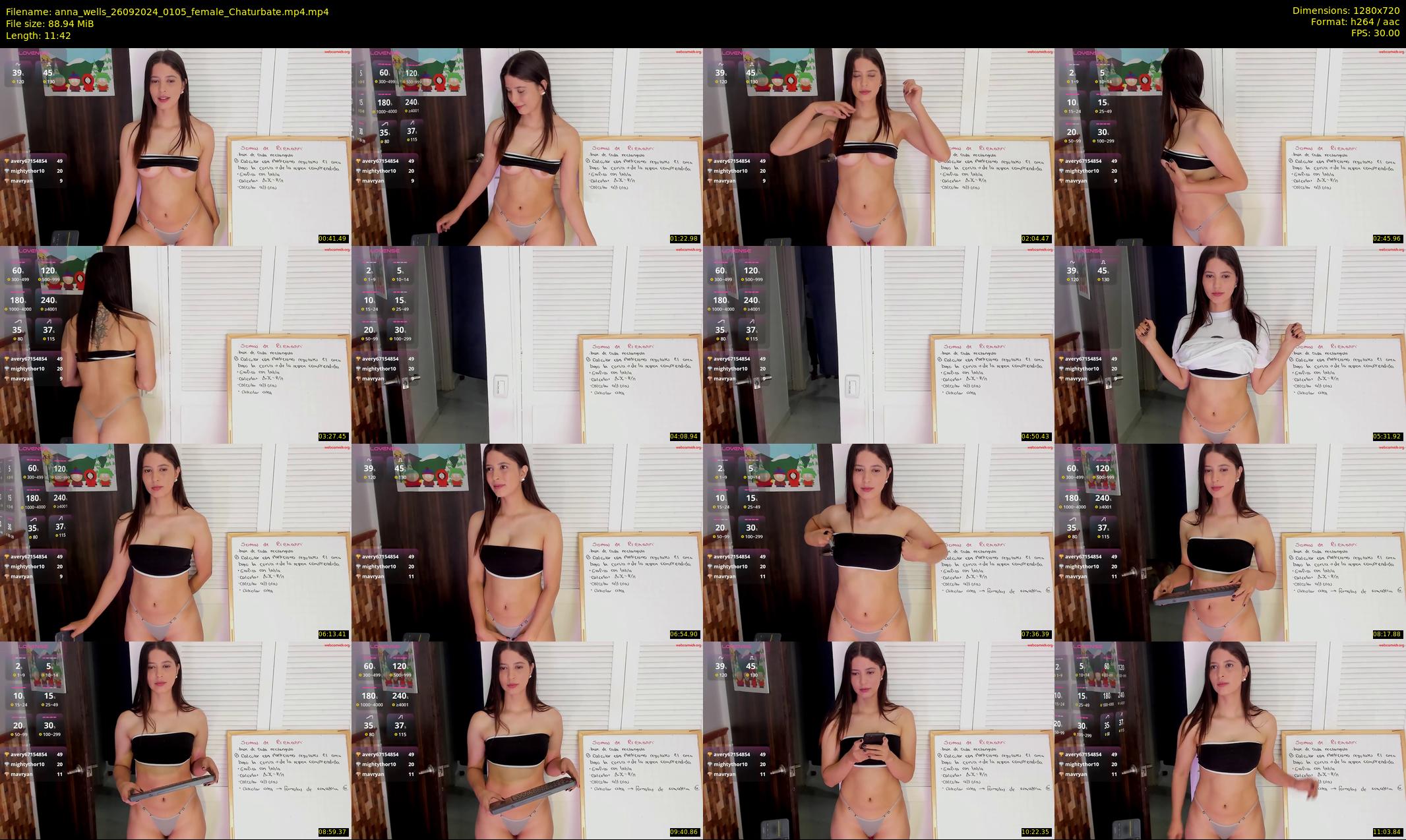anna_wells — 12 minute Chaturbate female cam show recording, 720p, Sep 26, 2024