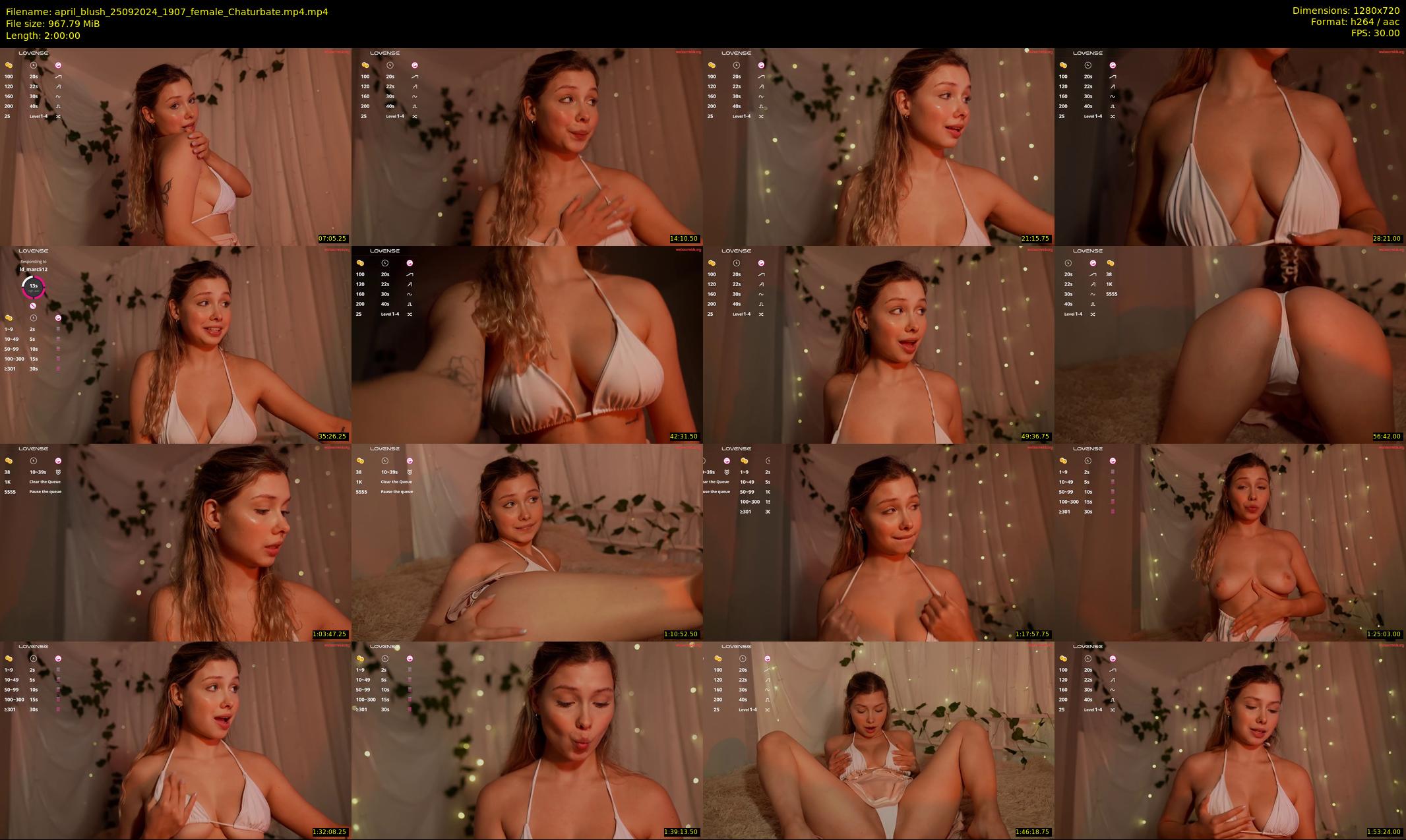 april_blush — 120 minute Chaturbate female cam show recording, 720p, Sep 25, 2024