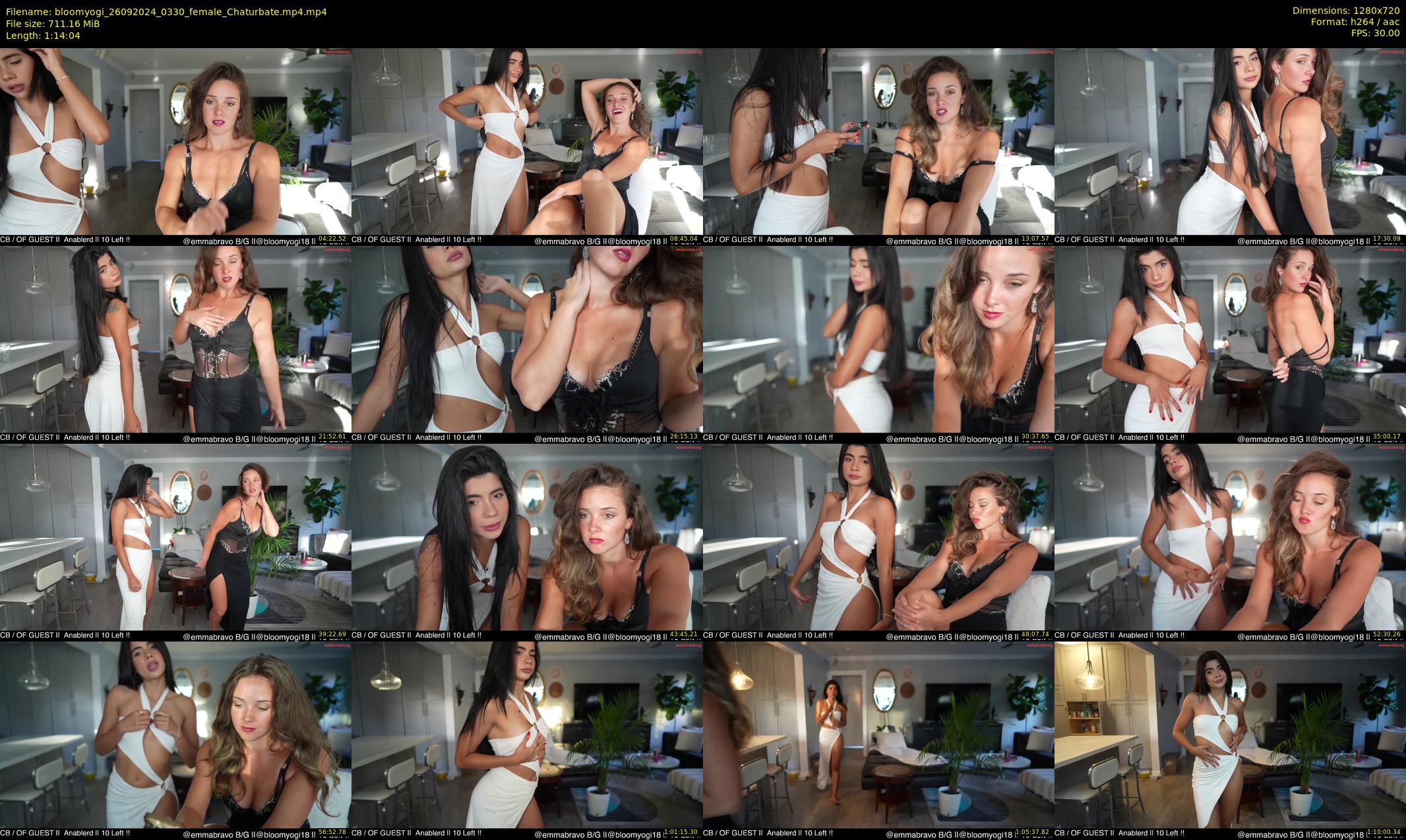 bloomyogi — 75 minute Chaturbate female cam show recording, 720p, Sep 26, 2024