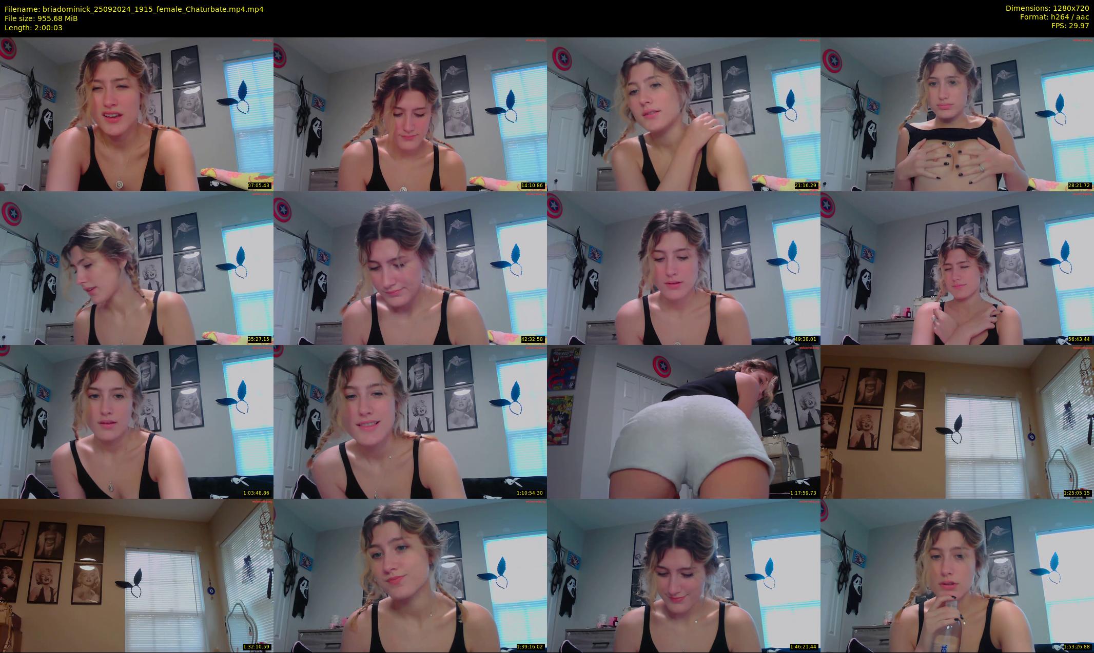 briadominick — 121 minute Chaturbate couple cam show recording, 720p, Sep 25, 2024