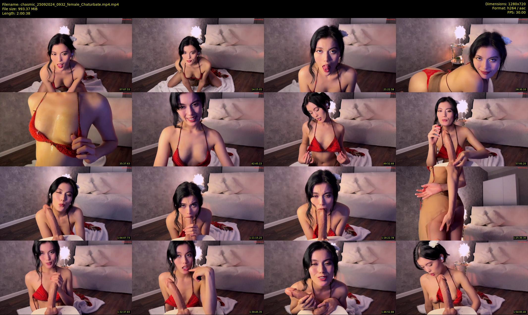 chasmic — 121 minute Chaturbate female cam show recording, 720p, Sep 25, 2024