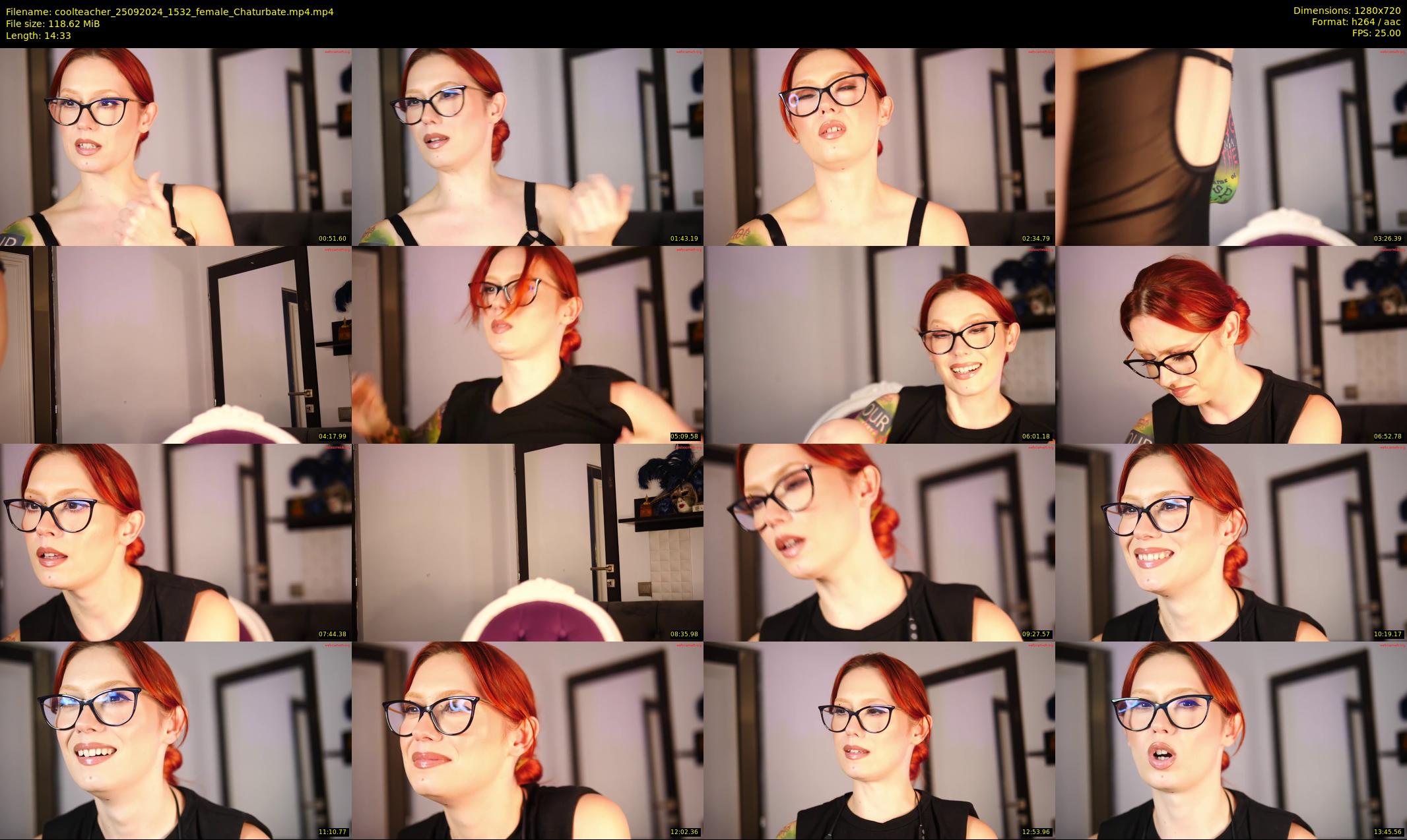 coolteacher — 15 minute Chaturbate female cam show recording, 720p, Sep 25, 2024