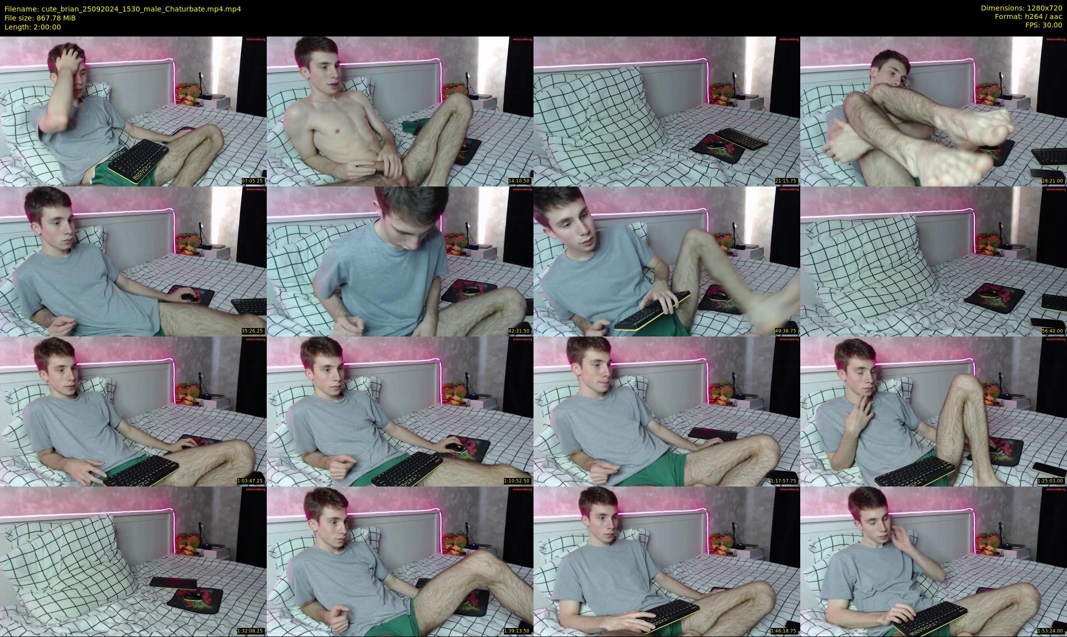 cute_brian — 120 minute Chaturbate male cam show recording, 720p, Sep 25, 2024