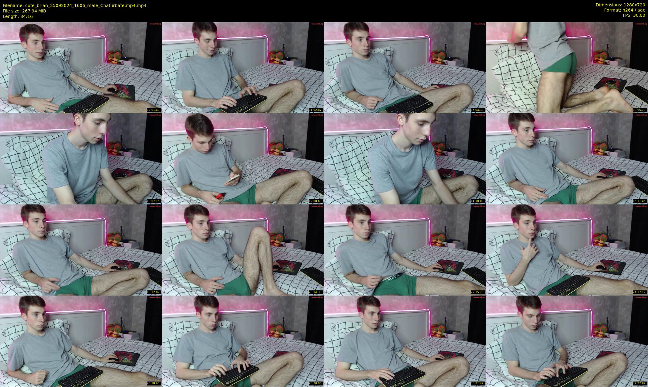cute_brian — 35 minute Chaturbate male cam show recording, 720p, Sep 25, 2024