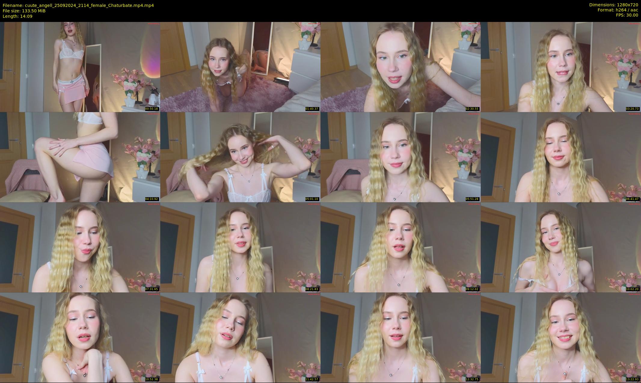 cuute_angell — 15 minute Chaturbate female cam show recording, 720p, Sep 25, 2024