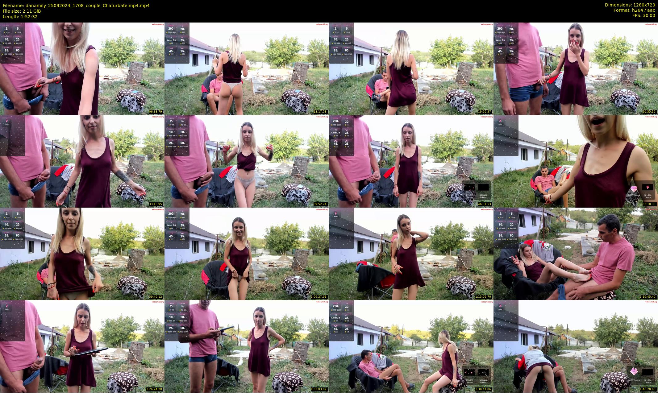 danamily — 113 minute Chaturbate female cam show recording, 720p, Sep 25, 2024
