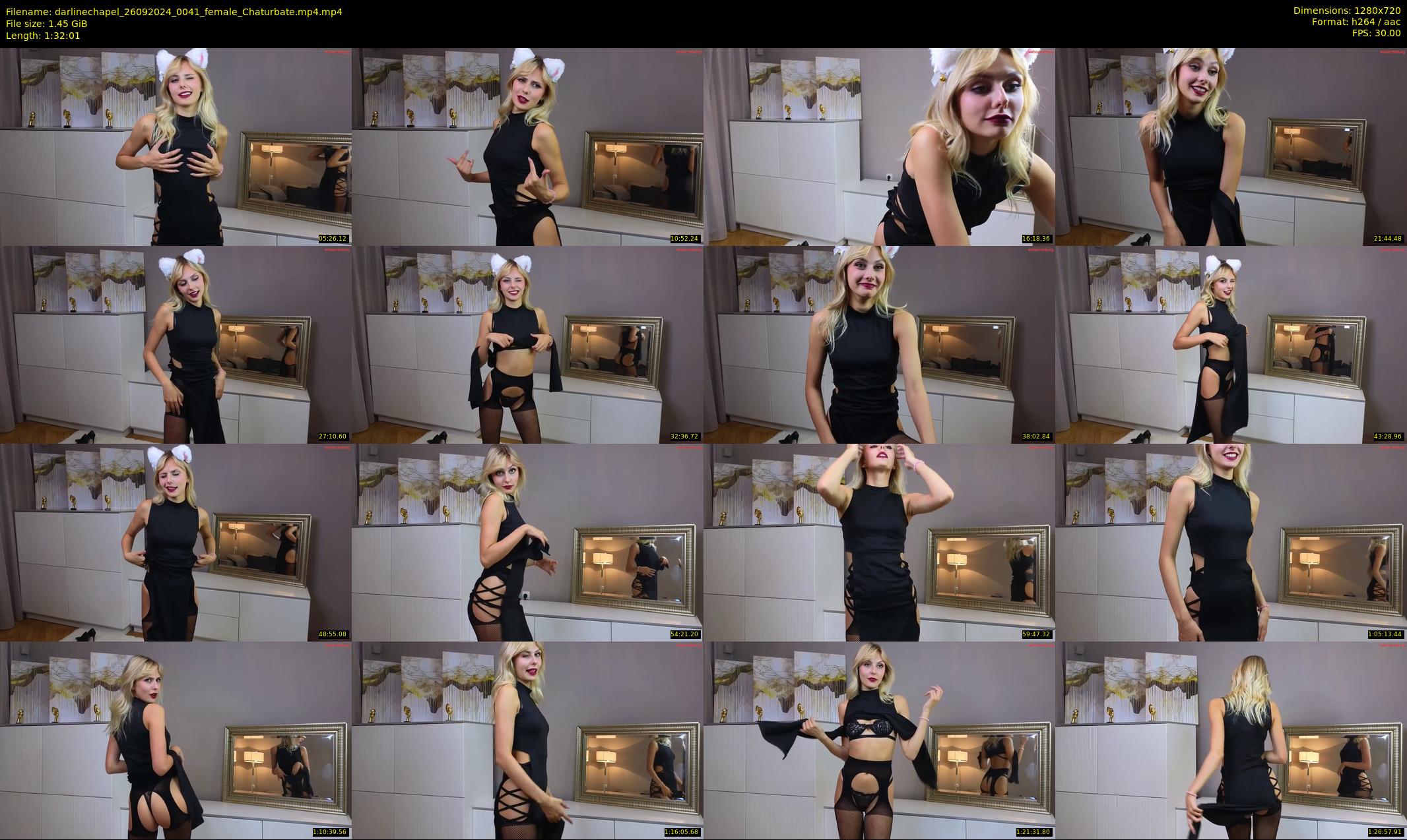 darlinechapel — 93 minute Chaturbate female cam show recording, 720p, Sep 26, 2024