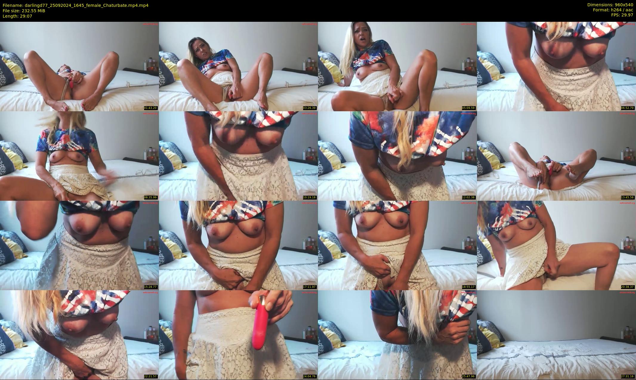 darlingd77 — 30 minute Chaturbate female cam show recording, 480p, Sep 25, 2024