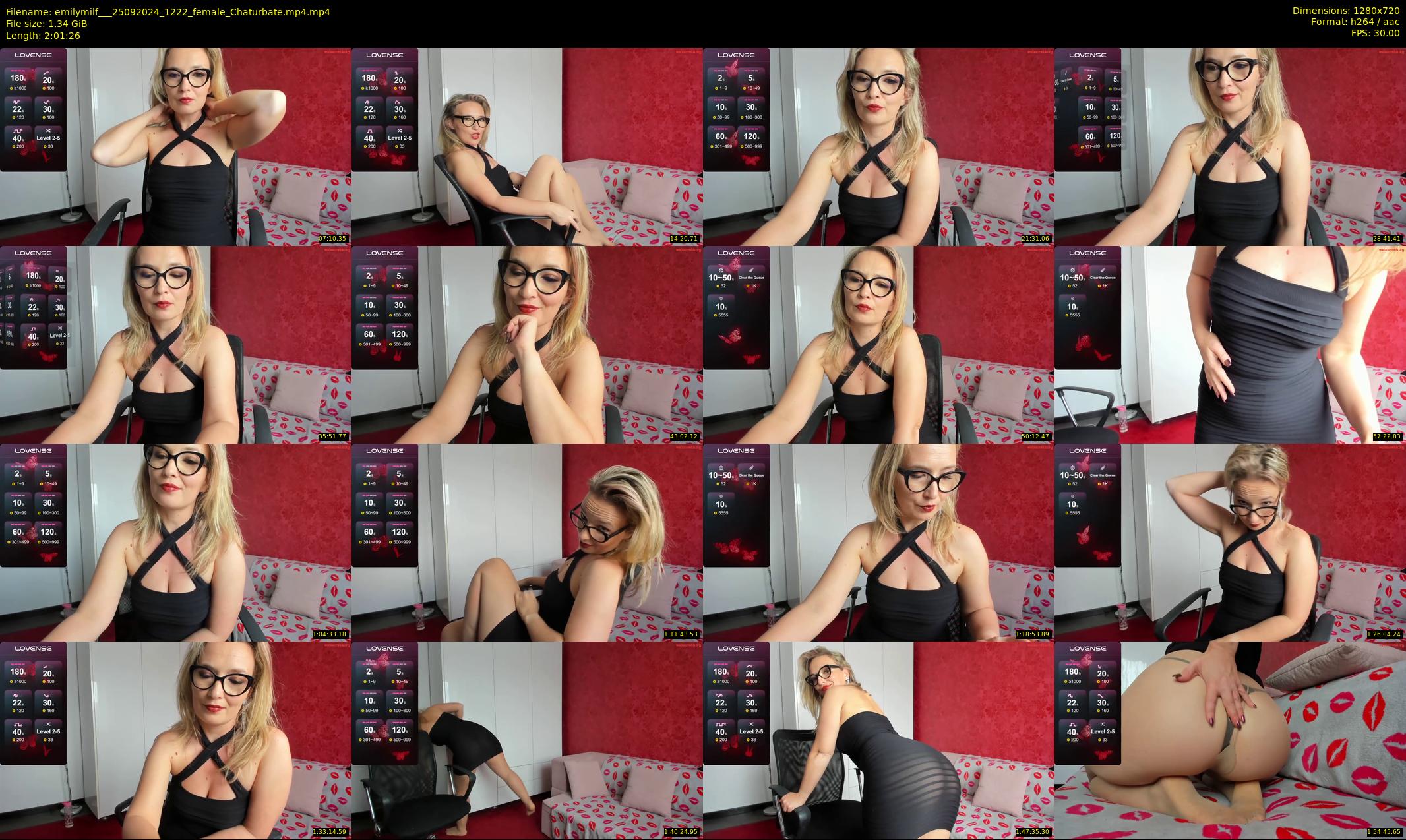 emilymilf__ — 122 minute Chaturbate female cam show recording, 720p, Sep 25, 2024