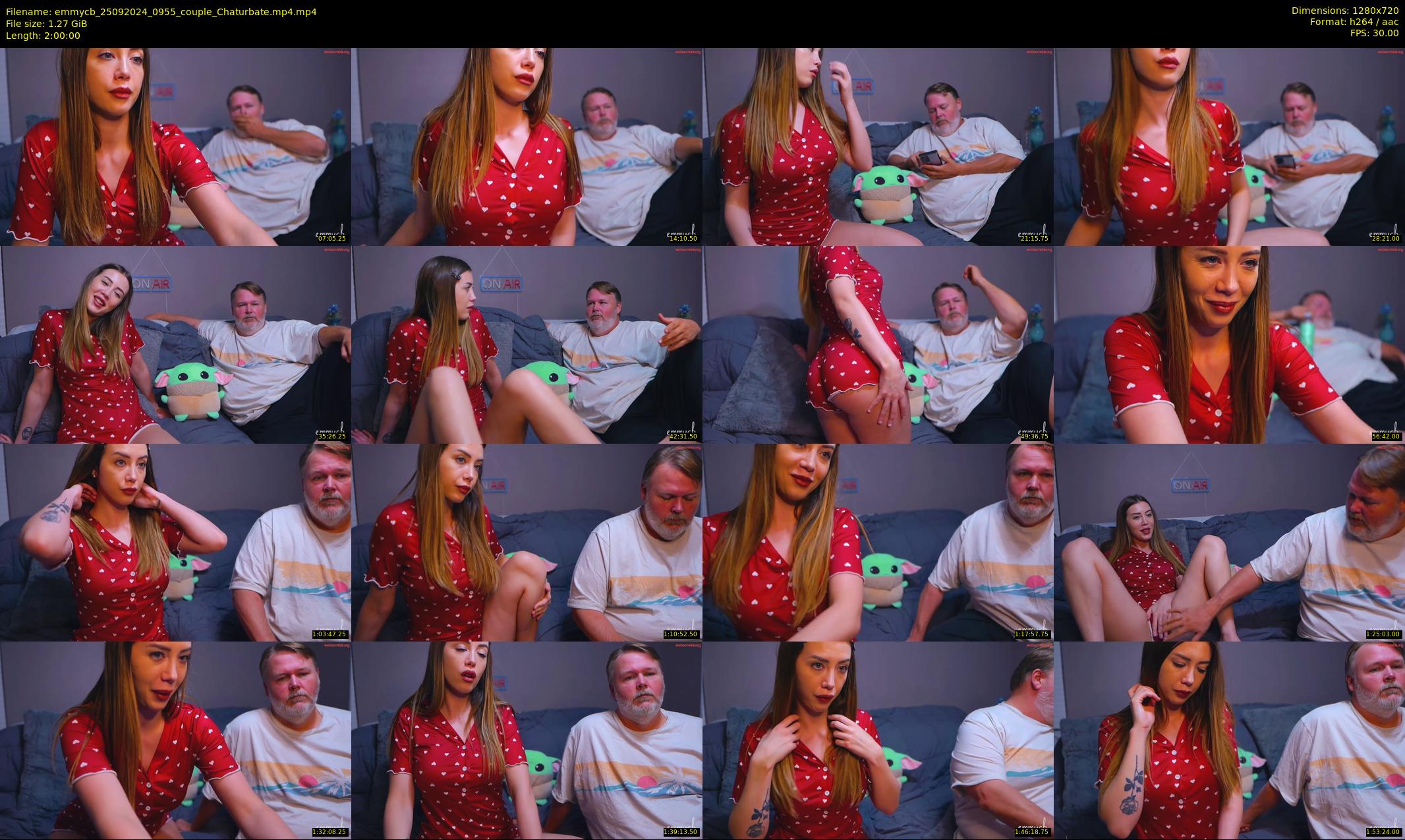 emmycb — 120 minute Chaturbate female cam show recording, 720p, Sep 25, 2024