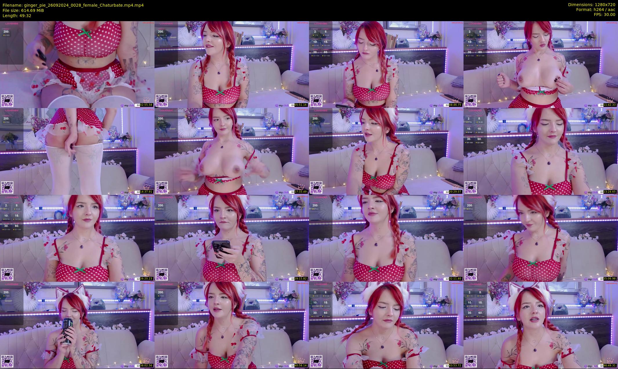 ginger_pie — 50 minute Chaturbate female cam show recording, 720p, Sep 26, 2024