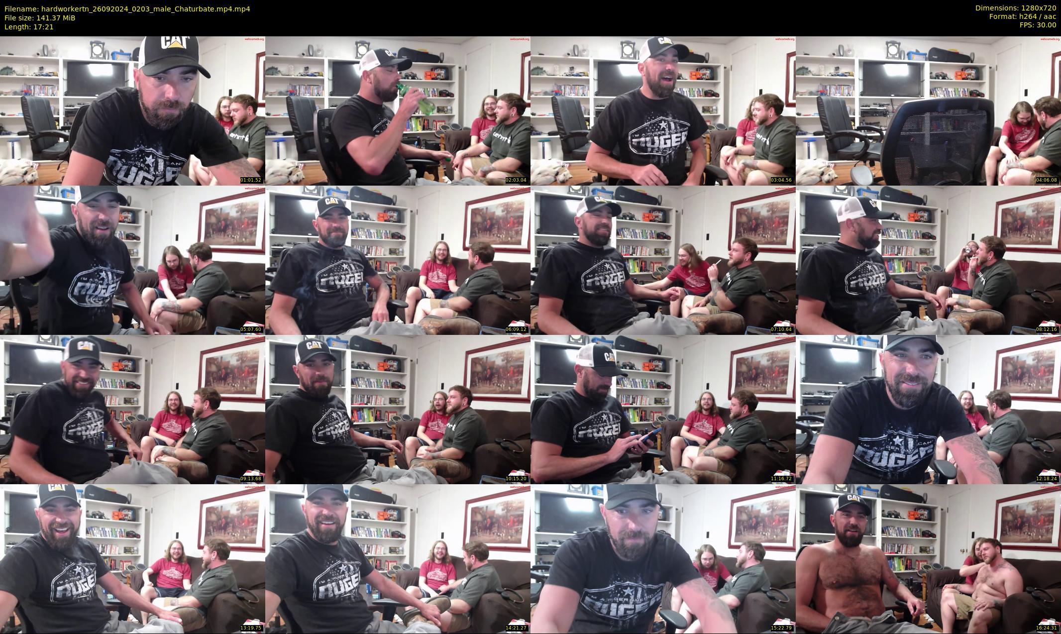 hardworkertn — 18 minute Chaturbate male cam show recording, 720p, Sep 26, 2024