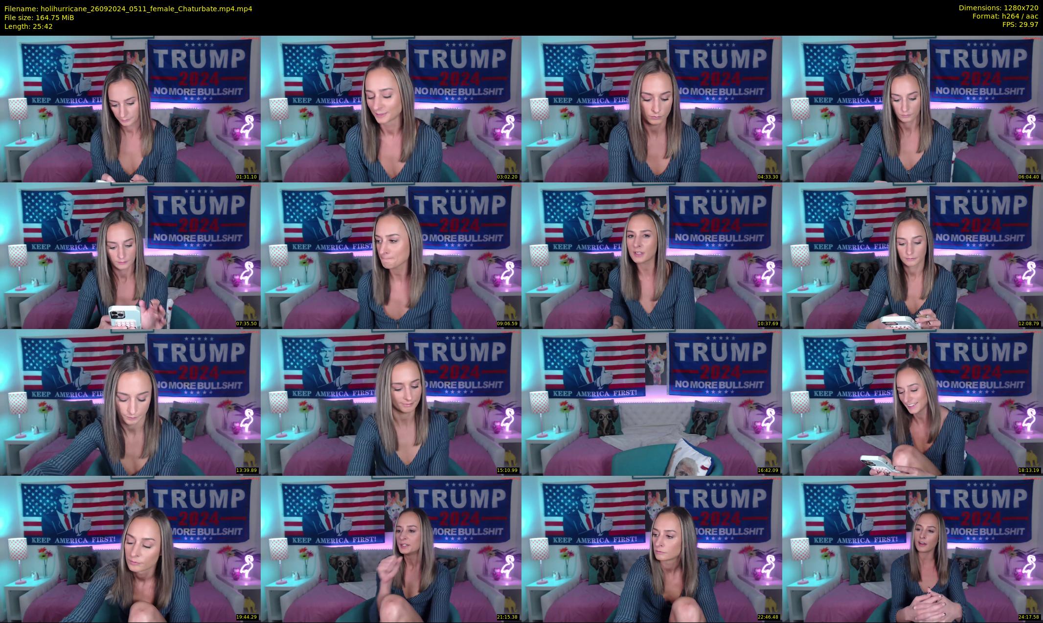 holihurricane — 26 minute Chaturbate female cam show recording, 720p, Sep 26, 2024