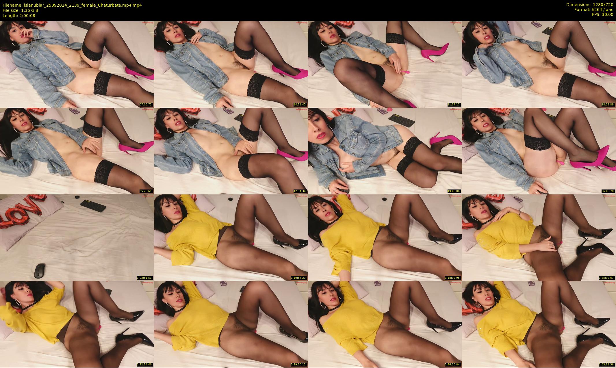 islanublar — 121 minute Chaturbate female cam show recording, 720p, Sep 25, 2024