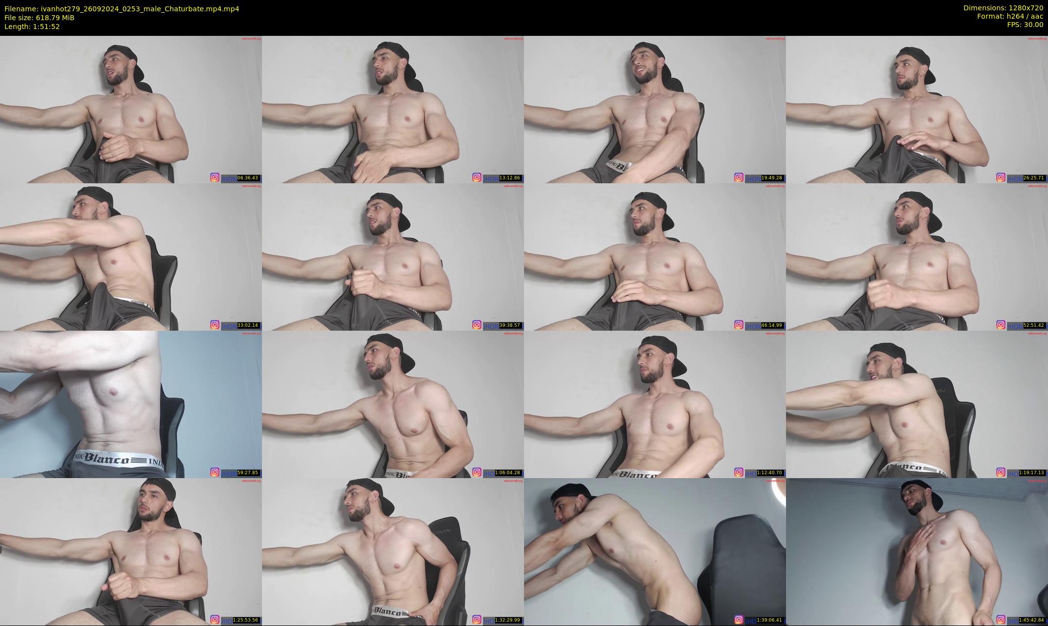 ivanhot279 — 112 minute Chaturbate male cam show recording, 720p, Sep 26, 2024