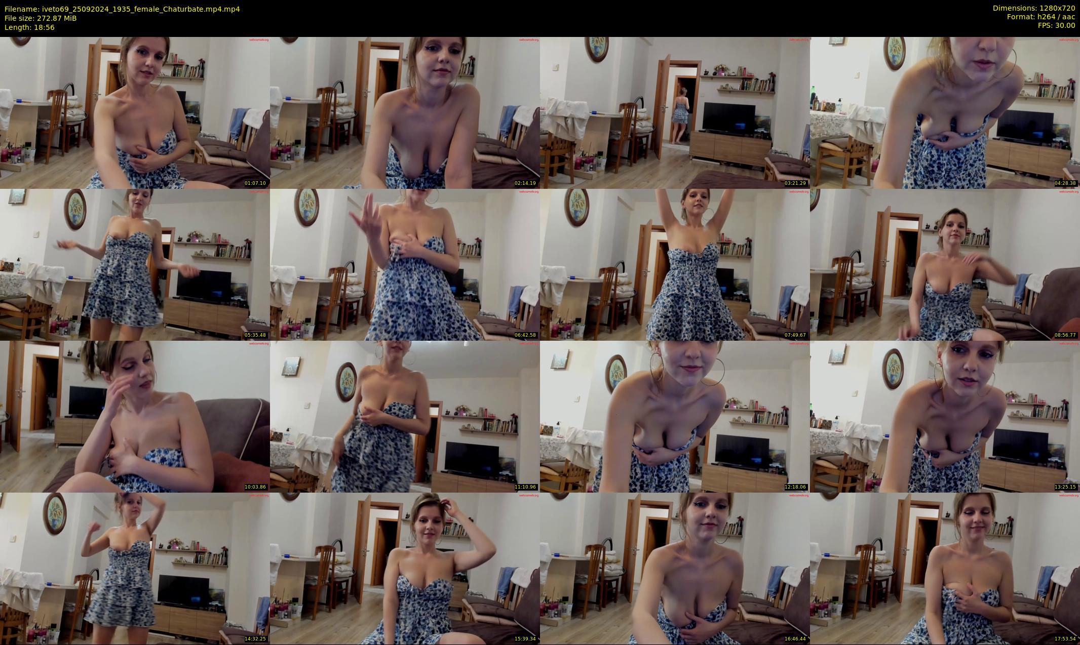 iveto69 — 19 minute Chaturbate female cam show recording, 720p, Sep 25, 2024
