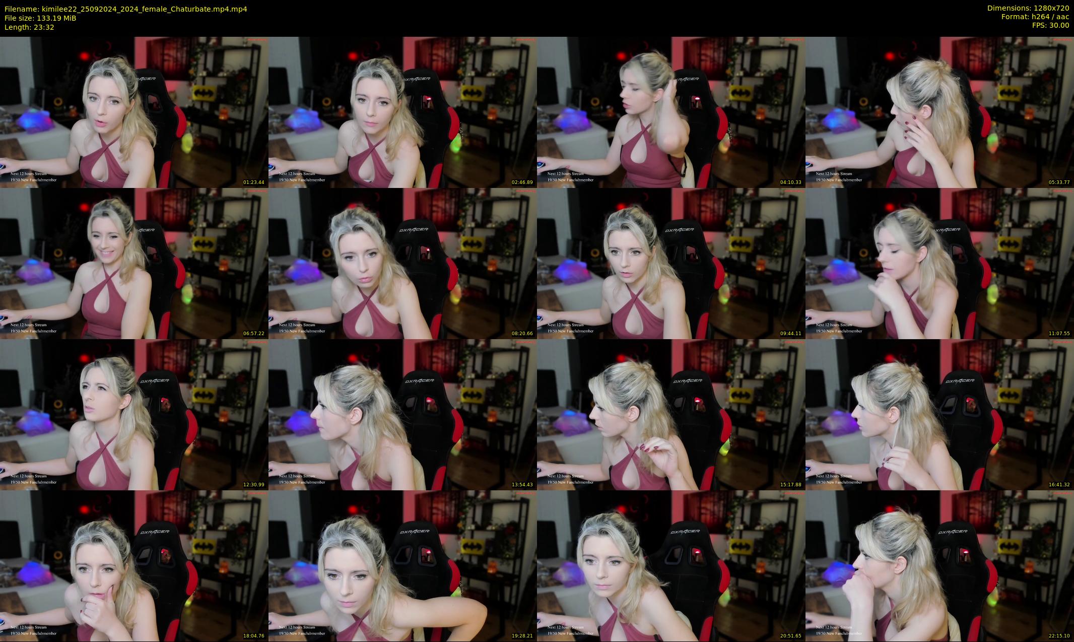 kimilee22 — 24 minute Chaturbate female cam show recording, 720p, Sep 25, 2024