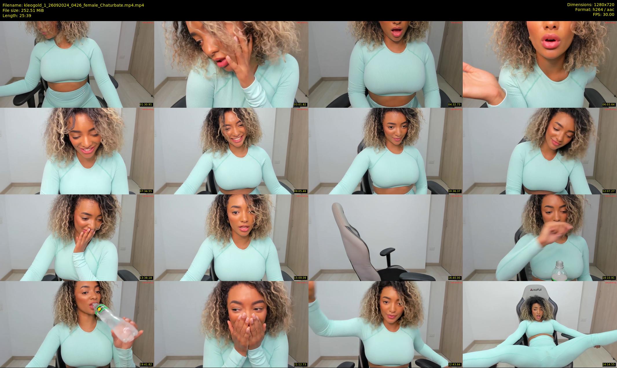 kleogold_1 — 26 minute Chaturbate female cam show recording, 720p, Sep 26, 2024