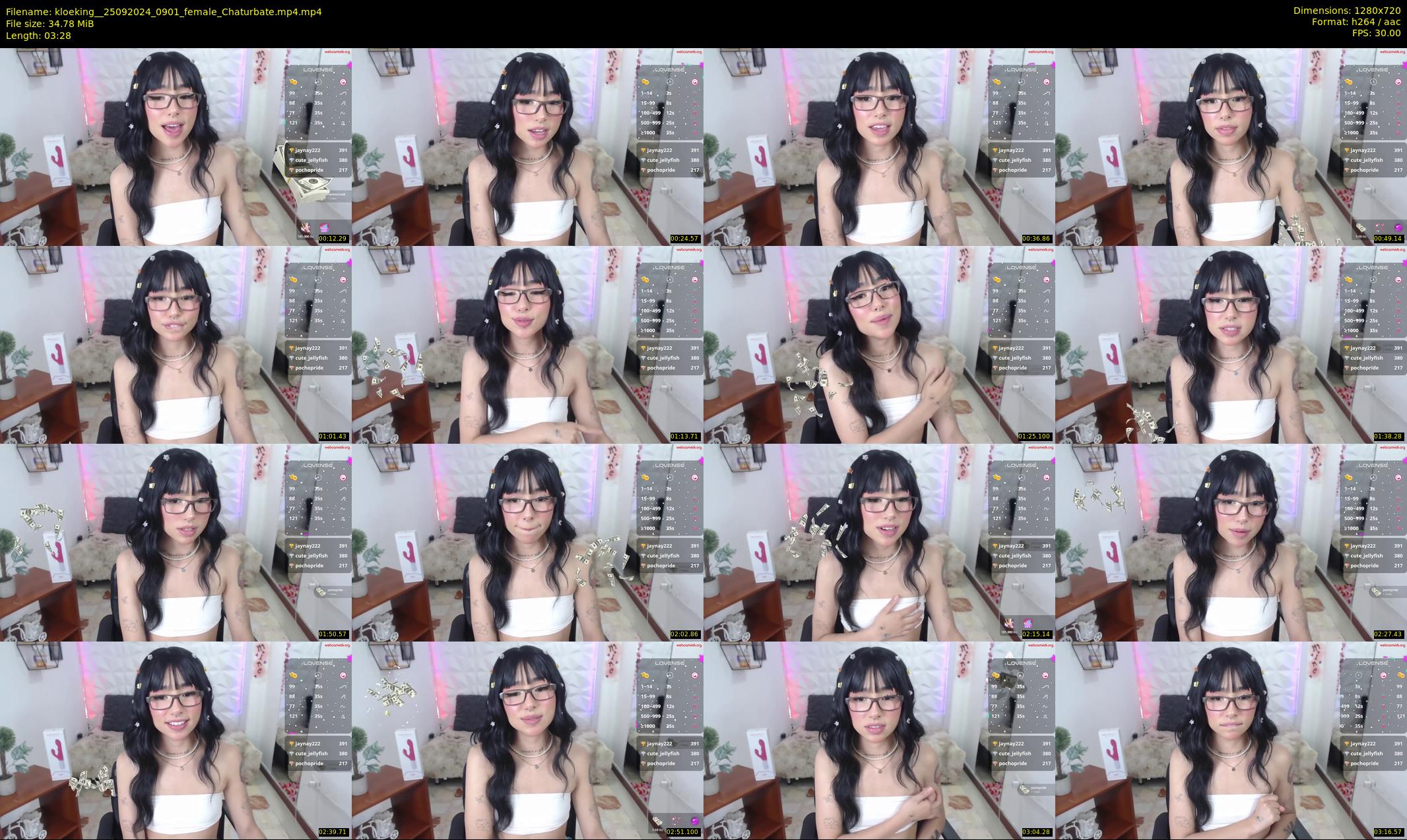 kloeking_ — 4 minute Chaturbate female cam show recording, 720p, Sep 25, 2024