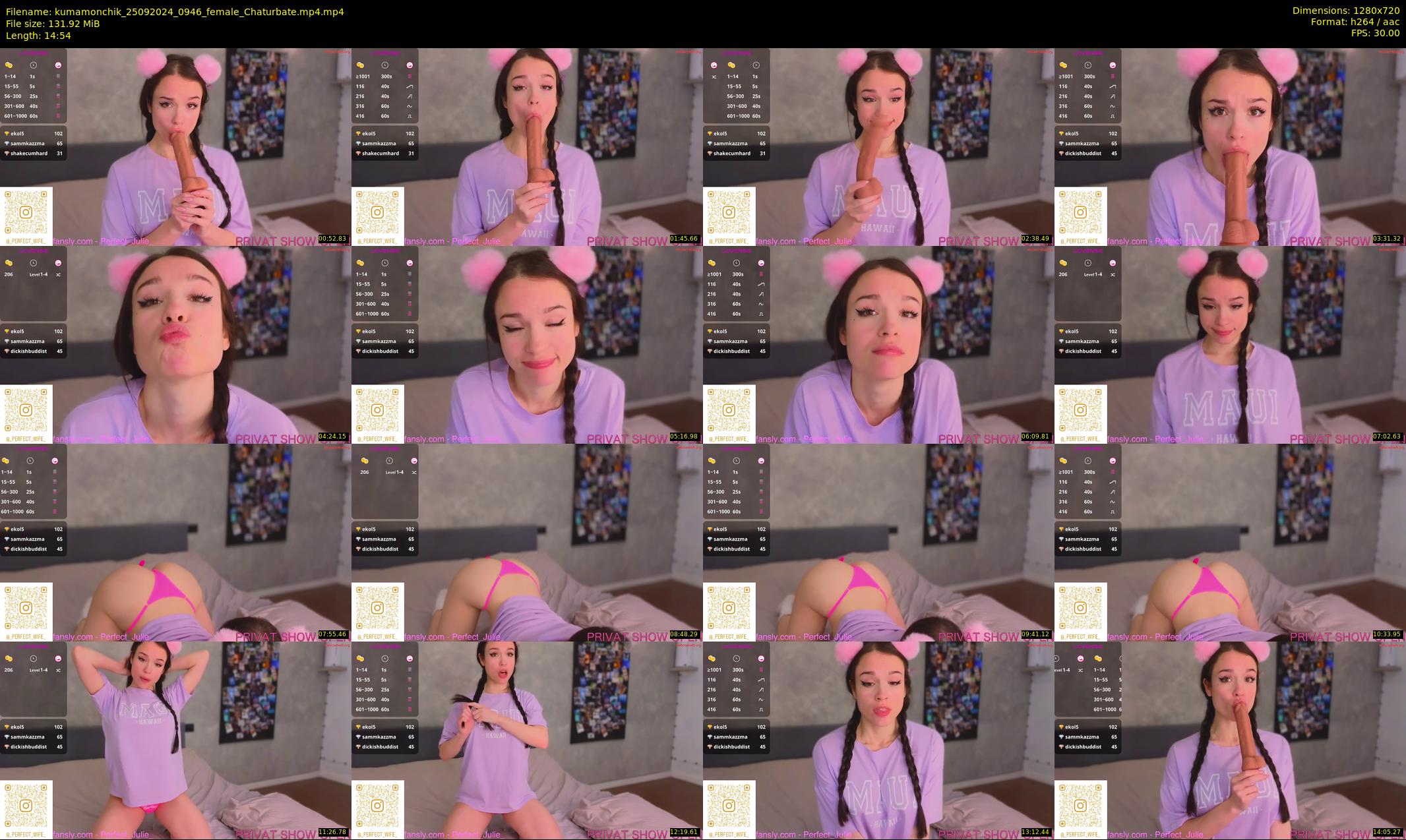 kumamonchik — 15 minute Chaturbate couple cam show recording, 720p, Sep 25, 2024